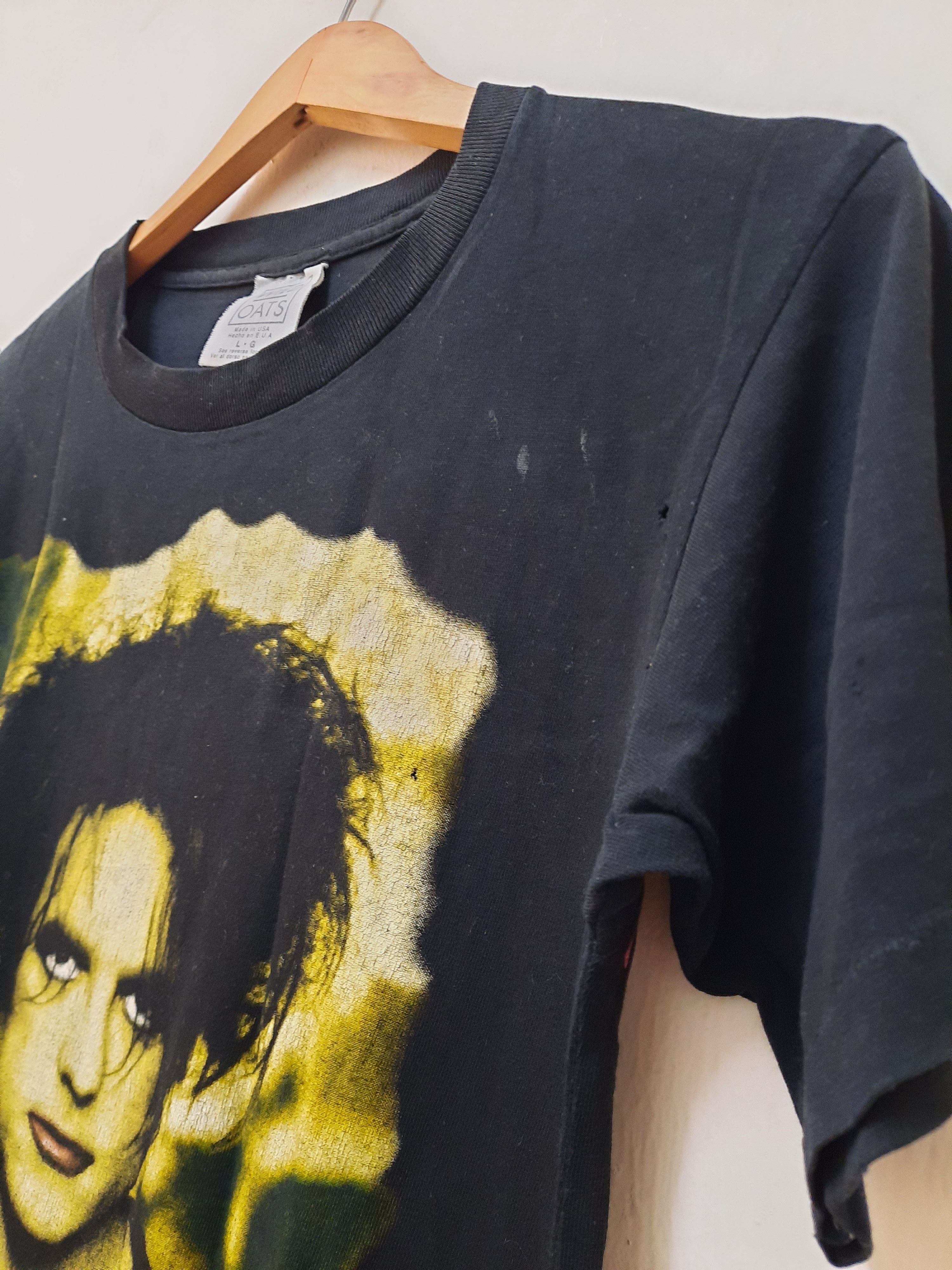 Band Tees VINTAGE THE CURE DISTRESSED DRY ROT CROPPED T SHIRT Size US S / EU 44-46 / 1 - 2 Thumbnail