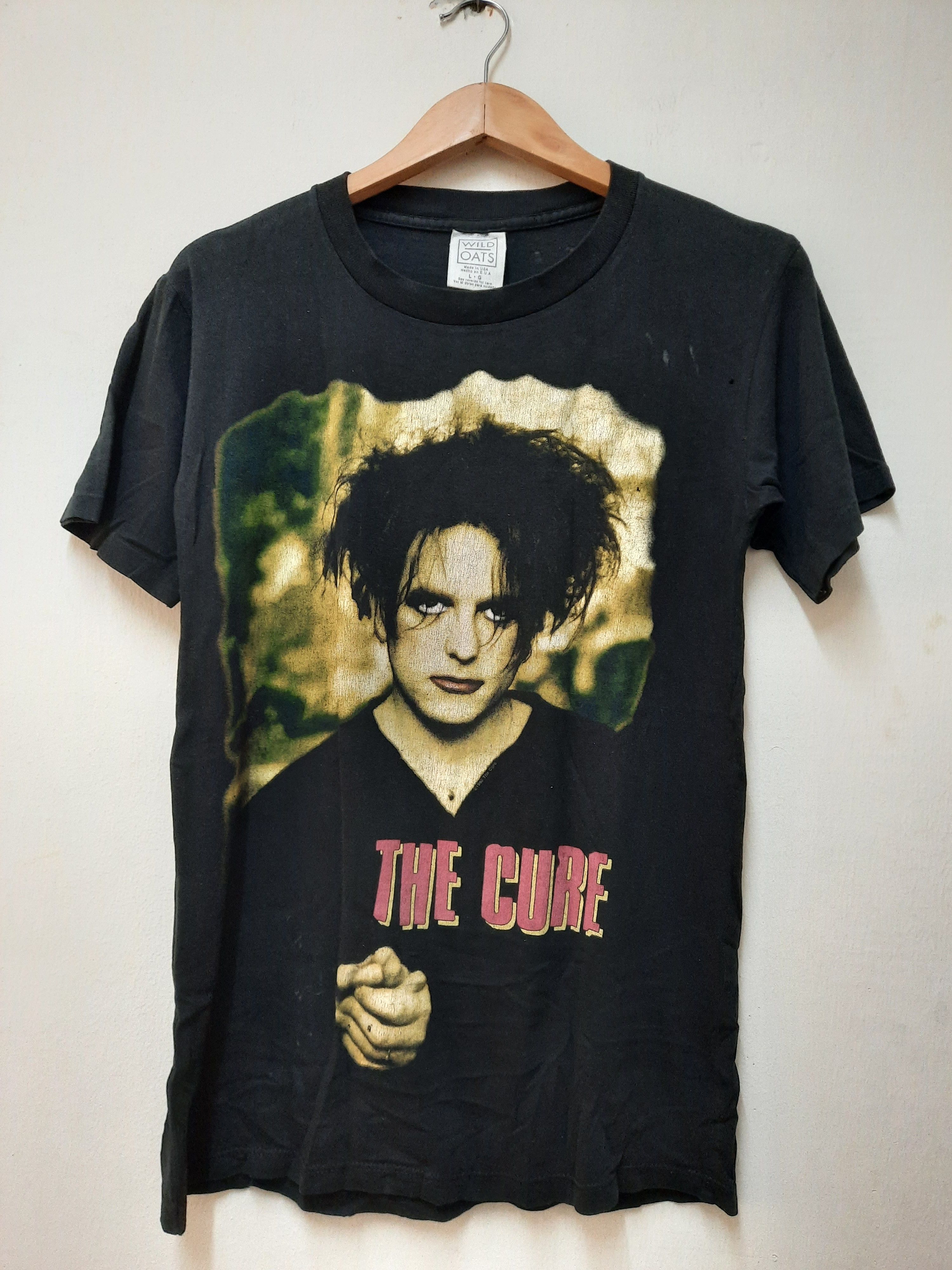 Band Tees VINTAGE THE CURE DISTRESSED DRY ROT CROPPED T SHIRT Size US S / EU 44-46 / 1 - 1 Thumbnail