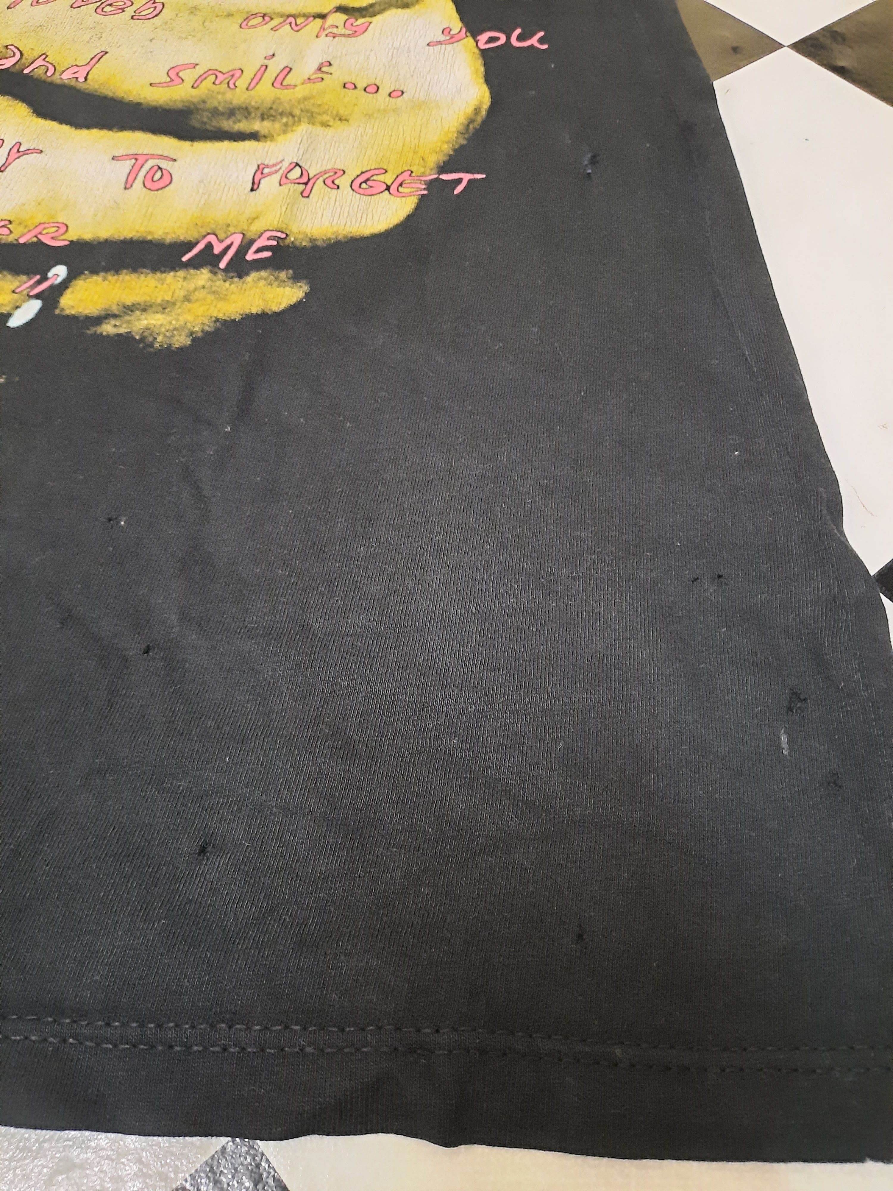 Band Tees VINTAGE THE CURE DISTRESSED DRY ROT CROPPED T SHIRT Size US S / EU 44-46 / 1 - 12 Thumbnail
