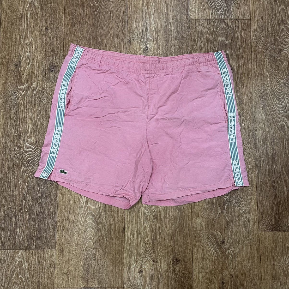 Vintage Vintage Lacoste Y2K Pink Shorts Streetwear Preppy Graphic XL Size US 38 / EU 54 - 1 Thumbnail