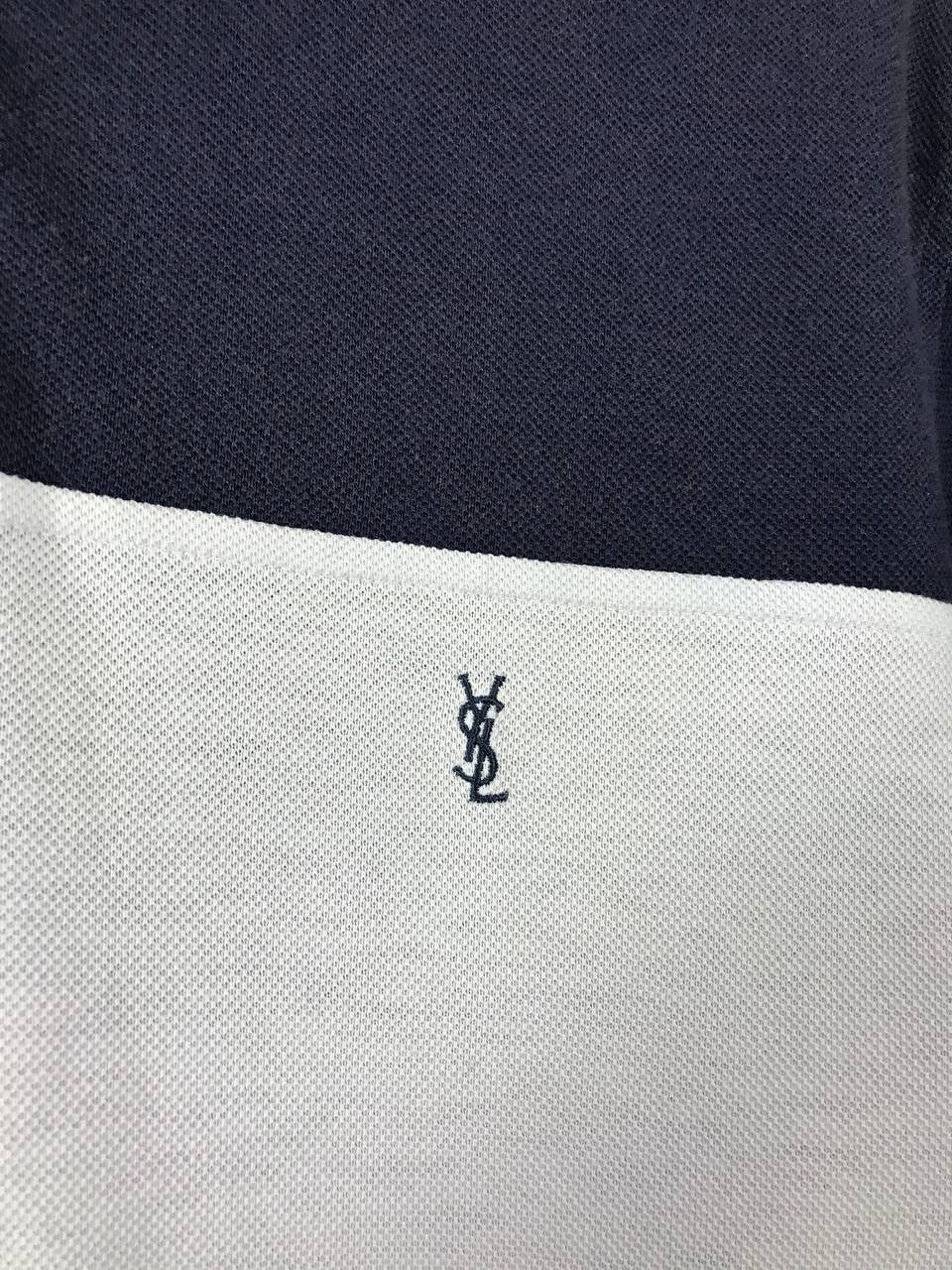Vintage × Yves Saint Laurent YSL Yves Saint Laurent luxury vintage polo tee Size US L / EU 52-54 / 3 - 3 Thumbnail