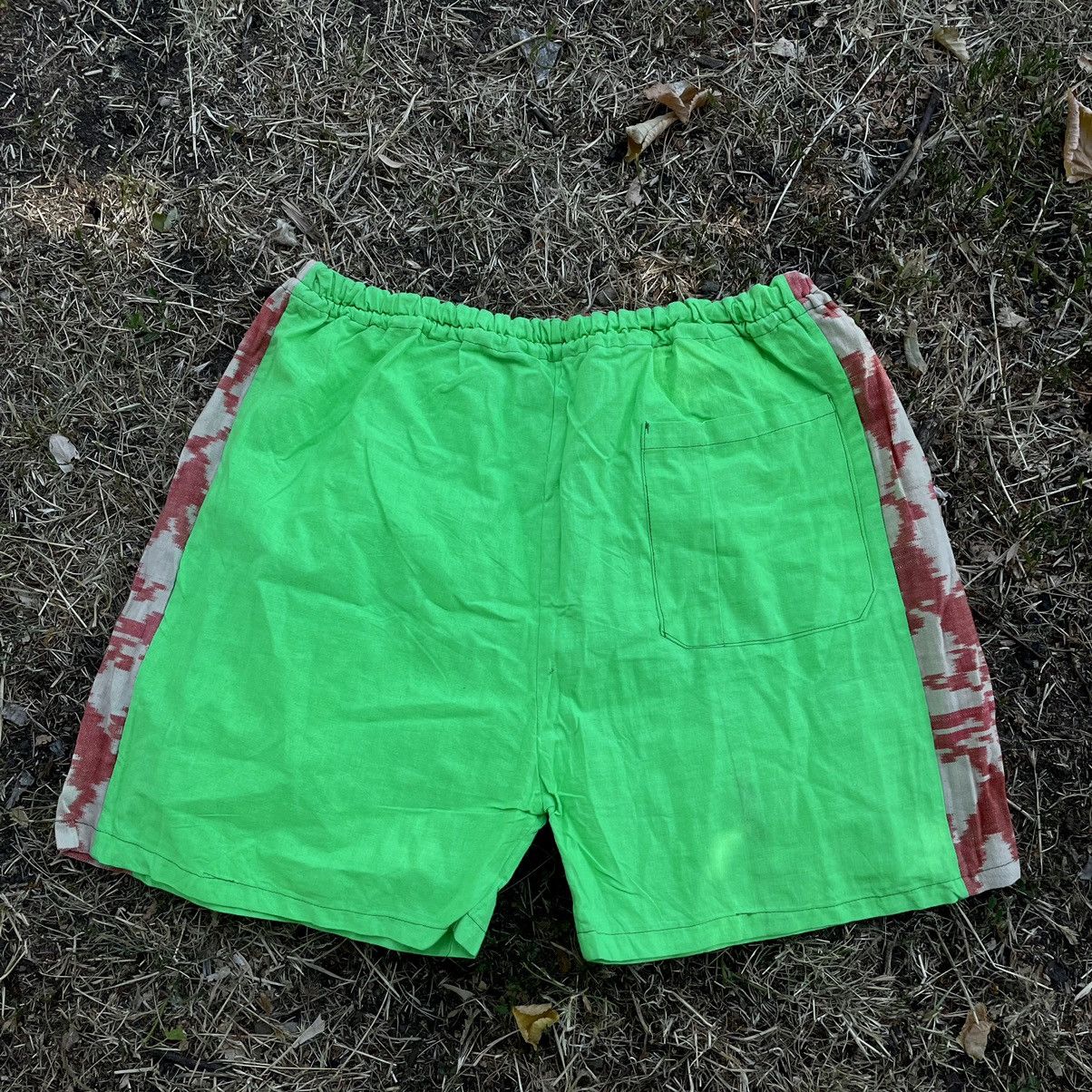 Vintage Vintage 90s Acid Dye Baggy Shorts Y2K Streetwear Rave 32 Size US 32 / EU 48 - 5 Thumbnail