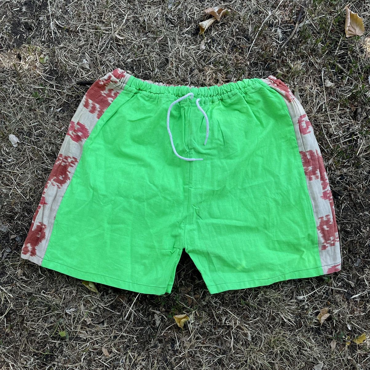 Vintage Vintage 90s Acid Dye Baggy Shorts Y2K Streetwear Rave 32 Size US 32 / EU 48 - 1 Thumbnail