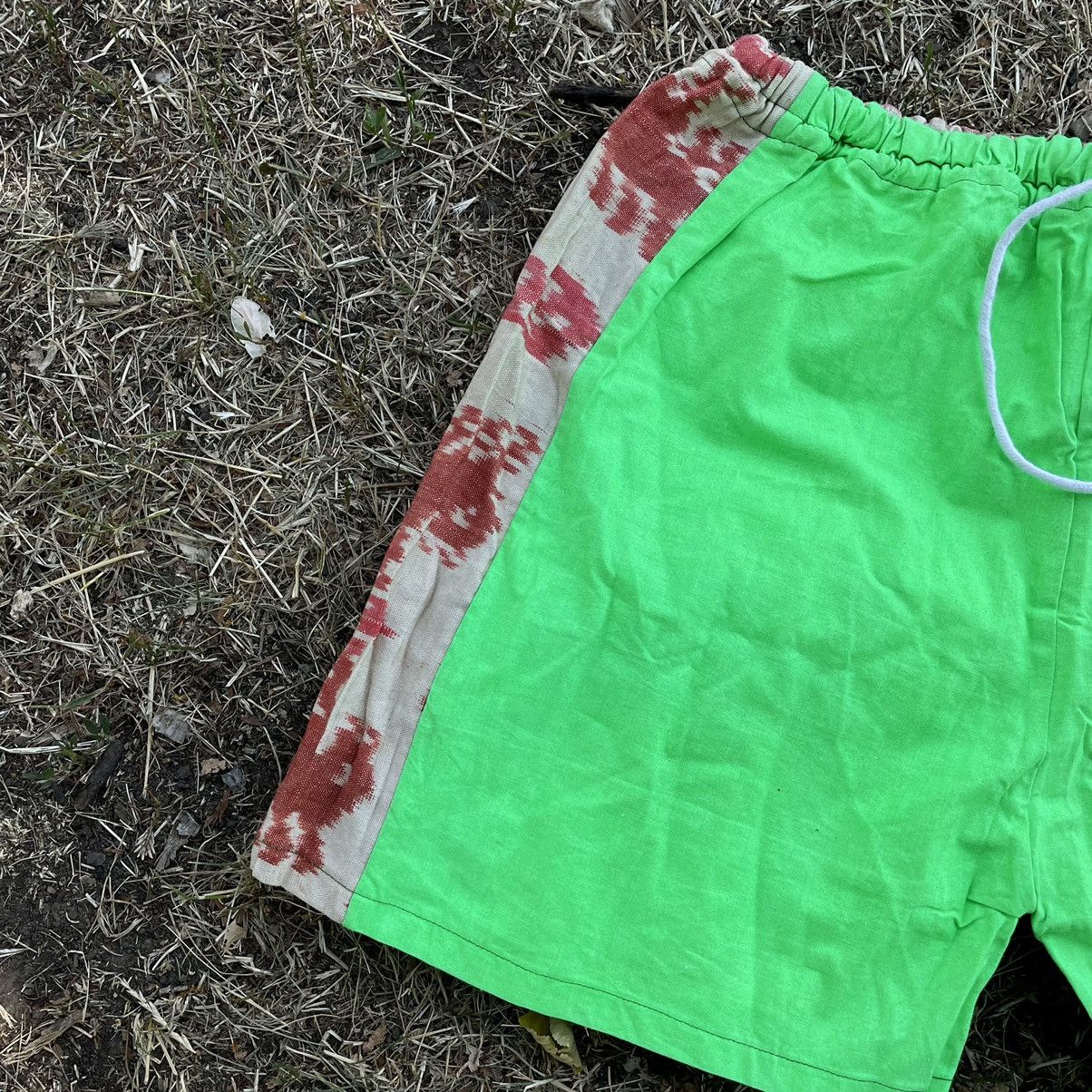 Vintage Vintage 90s Acid Dye Baggy Shorts Y2K Streetwear Rave 32 Size US 32 / EU 48 - 3 Thumbnail