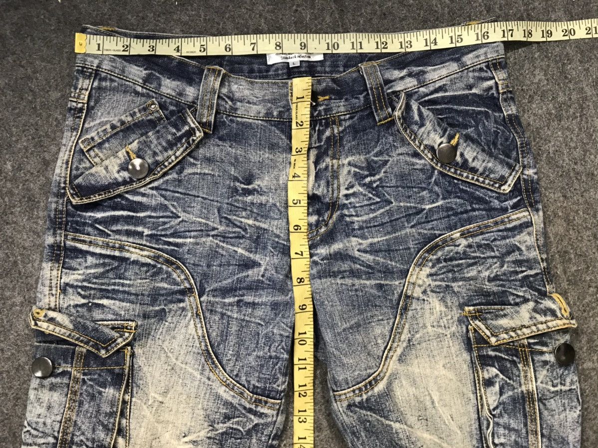 LOWBOX Lowbox Cargo Multipocket Indigo Whisker Tactical Denim Size US 32 / EU 48 - 11 Thumbnail