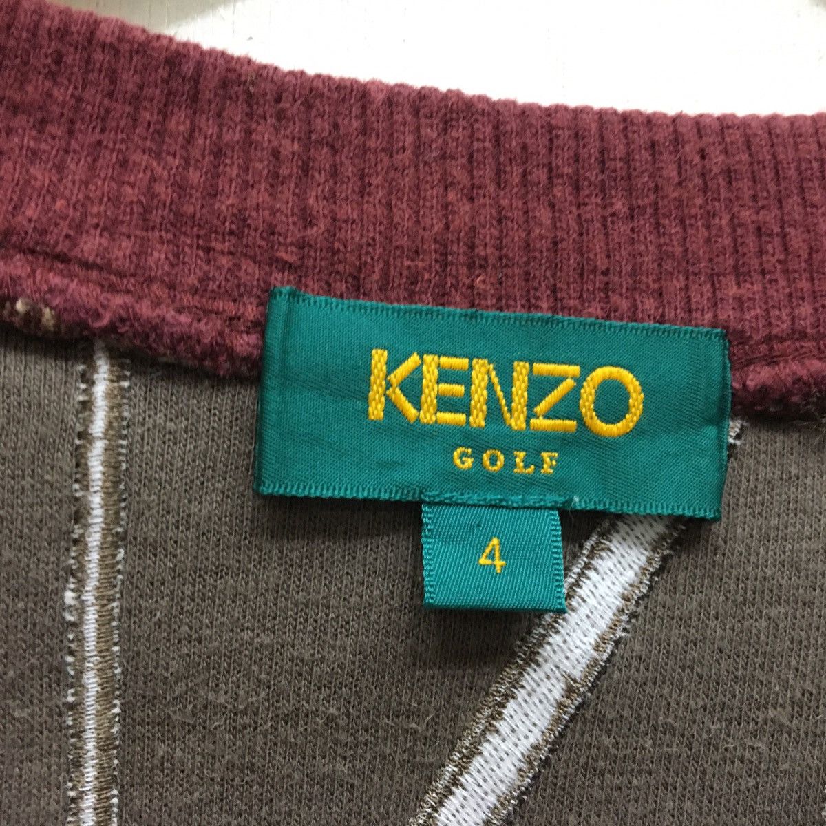 Kenzo KENZO Golf Crewneck Sweatshirt Embroidered Big Logo Size US L / EU 52-54 / 3 - 8 Thumbnail