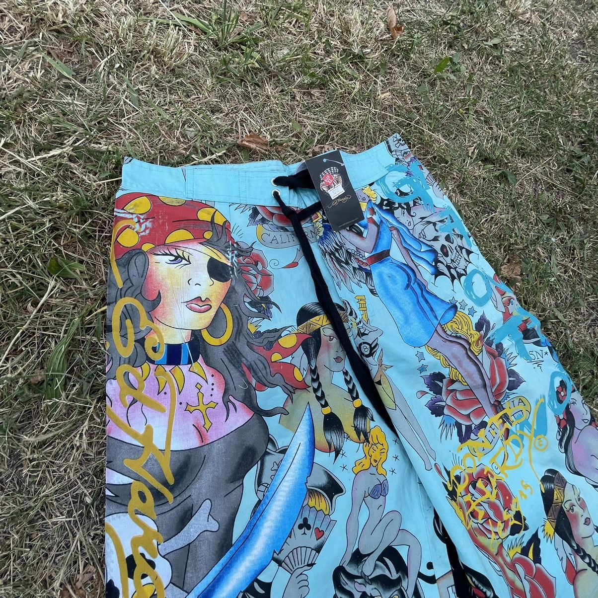 Vintage Vintage 90s All Over Print Baggy Shorts Rave Streetwear 32 Size US 32 / EU 48 - 4 Thumbnail