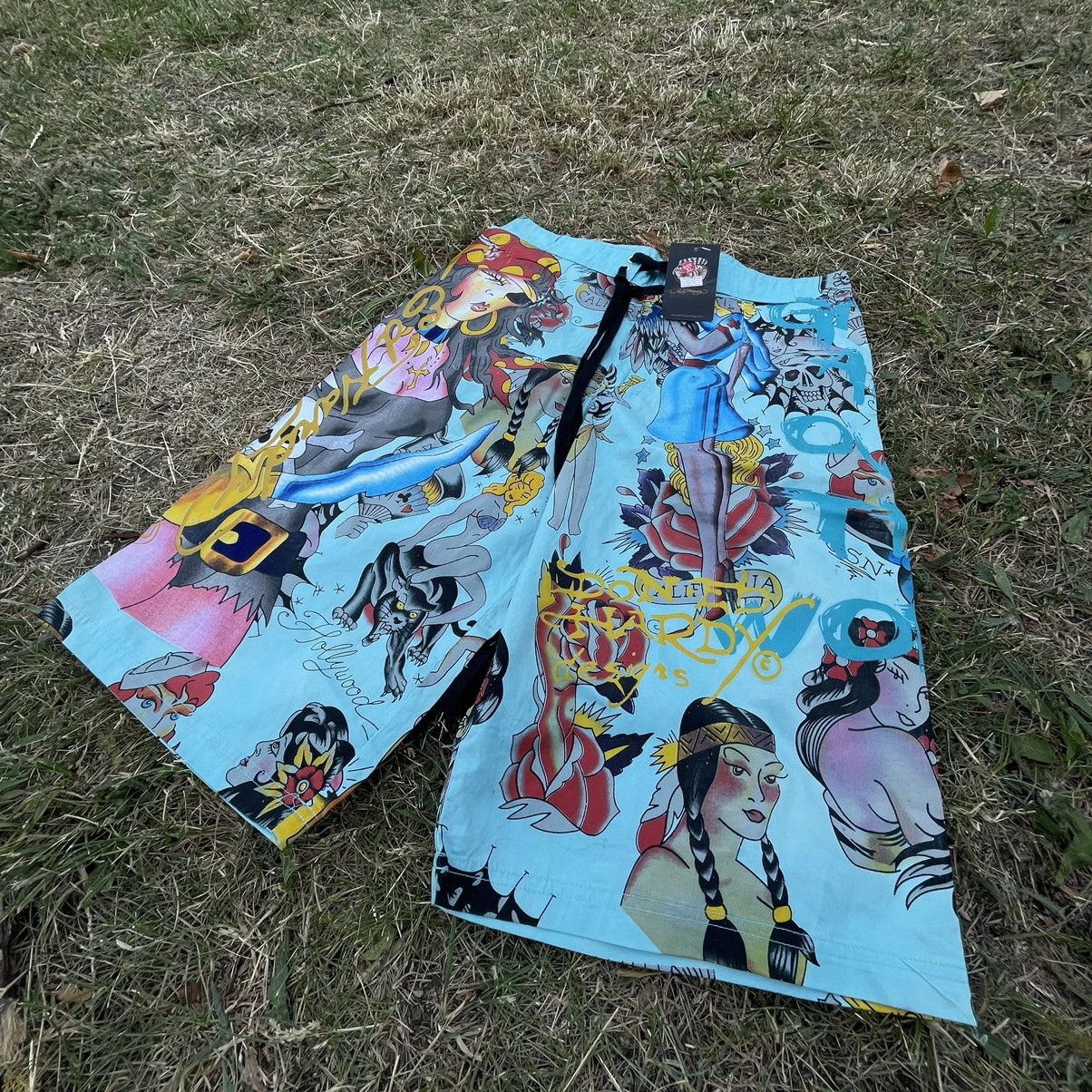 Vintage Vintage 90s All Over Print Baggy Shorts Rave Streetwear 32 Size US 32 / EU 48 - 3 Thumbnail