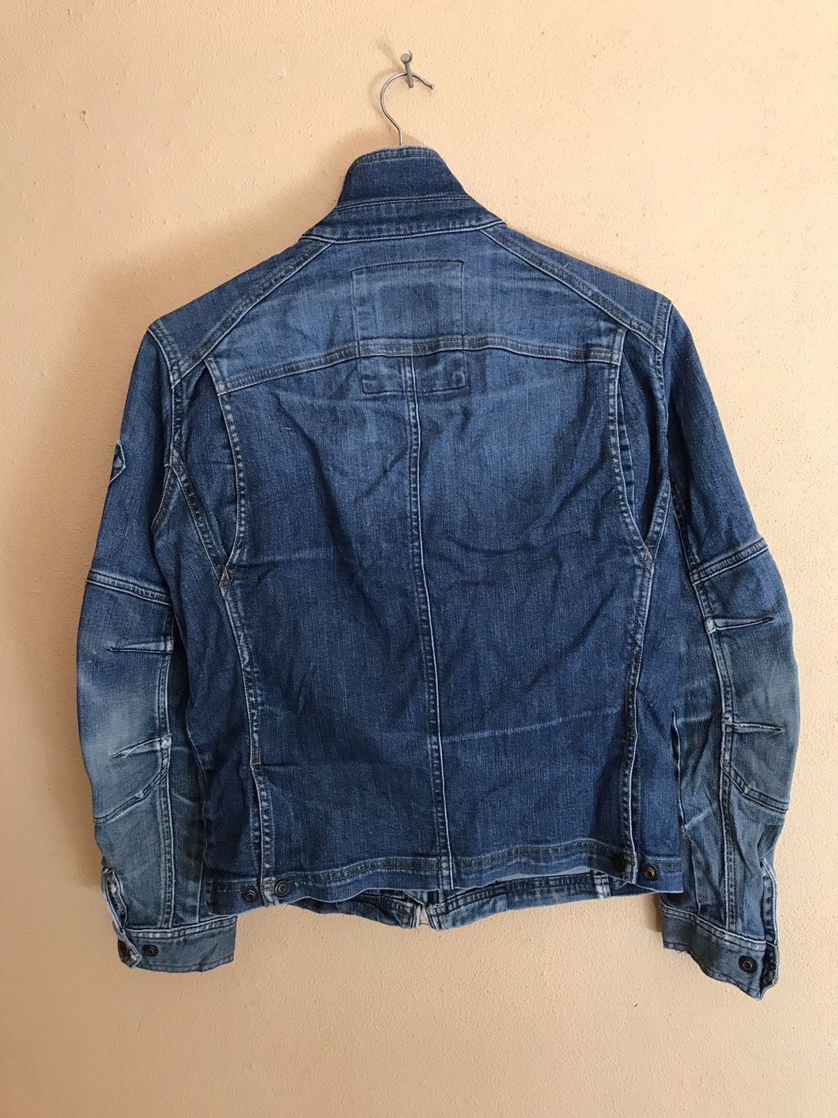 If Six Was Nine Evenriver Biker Racing Denim Jacket Size US S / EU 44-46 / 1 - 5 Thumbnail