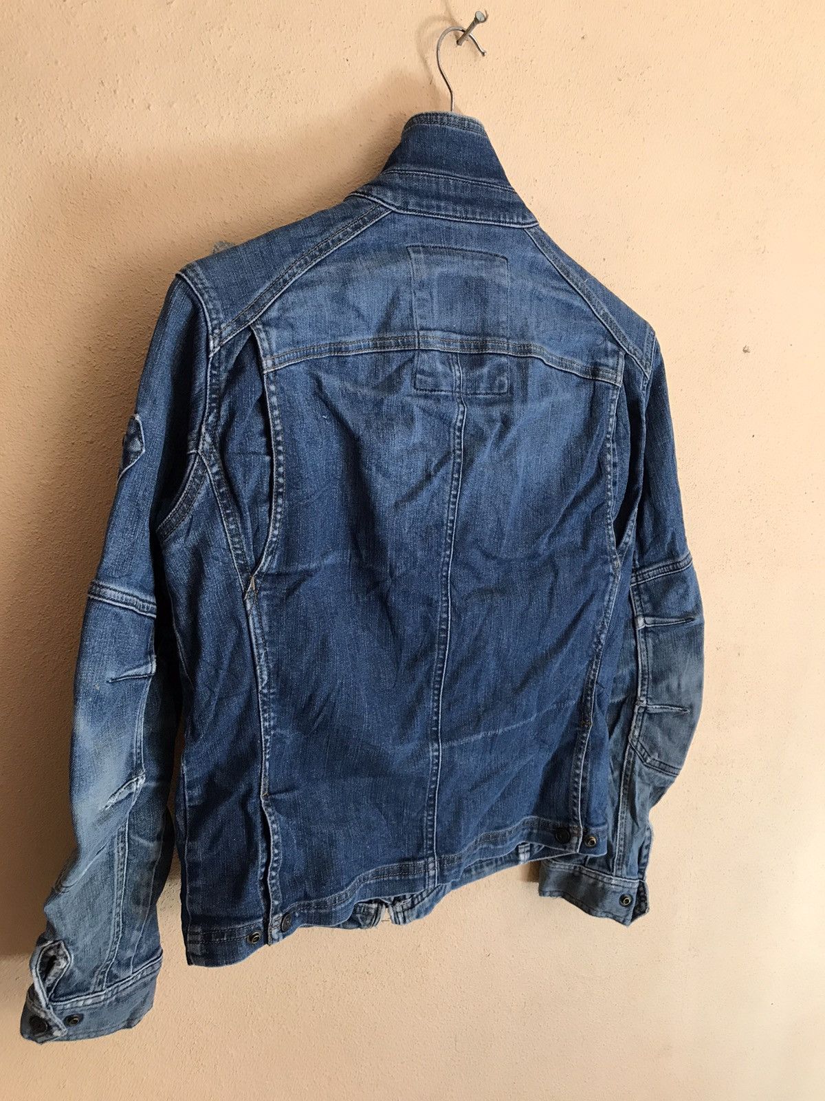 If Six Was Nine Evenriver Biker Racing Denim Jacket Size US S / EU 44-46 / 1 - 7 Thumbnail