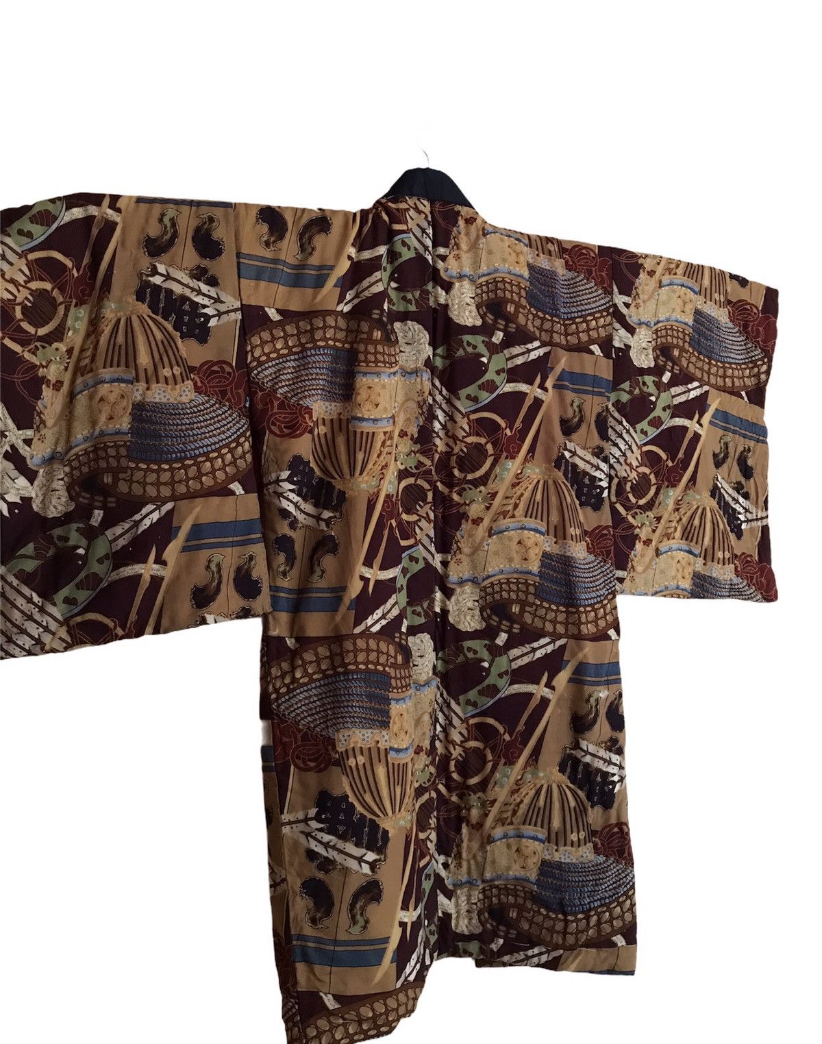 Other RARE JAPANESE TRADITIONAL SILK GOLD SAMURAI STYLE OVERPRINT Size US M / EU 48-50 / 2 - 5 Thumbnail