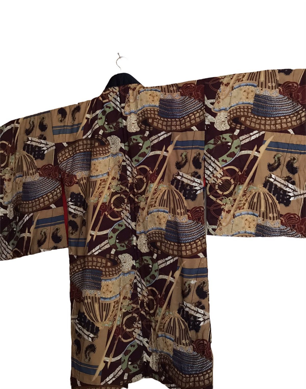 Other RARE JAPANESE TRADITIONAL SILK GOLD SAMURAI STYLE OVERPRINT Size US M / EU 48-50 / 2 - 6 Thumbnail
