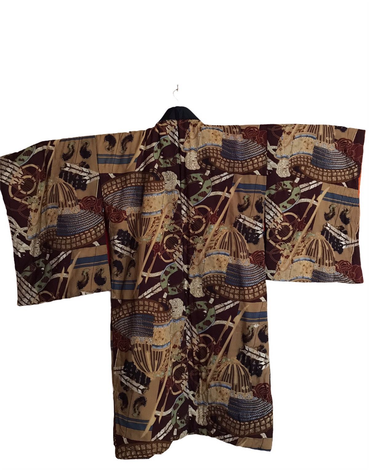 Other RARE JAPANESE TRADITIONAL SILK GOLD SAMURAI STYLE OVERPRINT Size US M / EU 48-50 / 2 - 4 Thumbnail