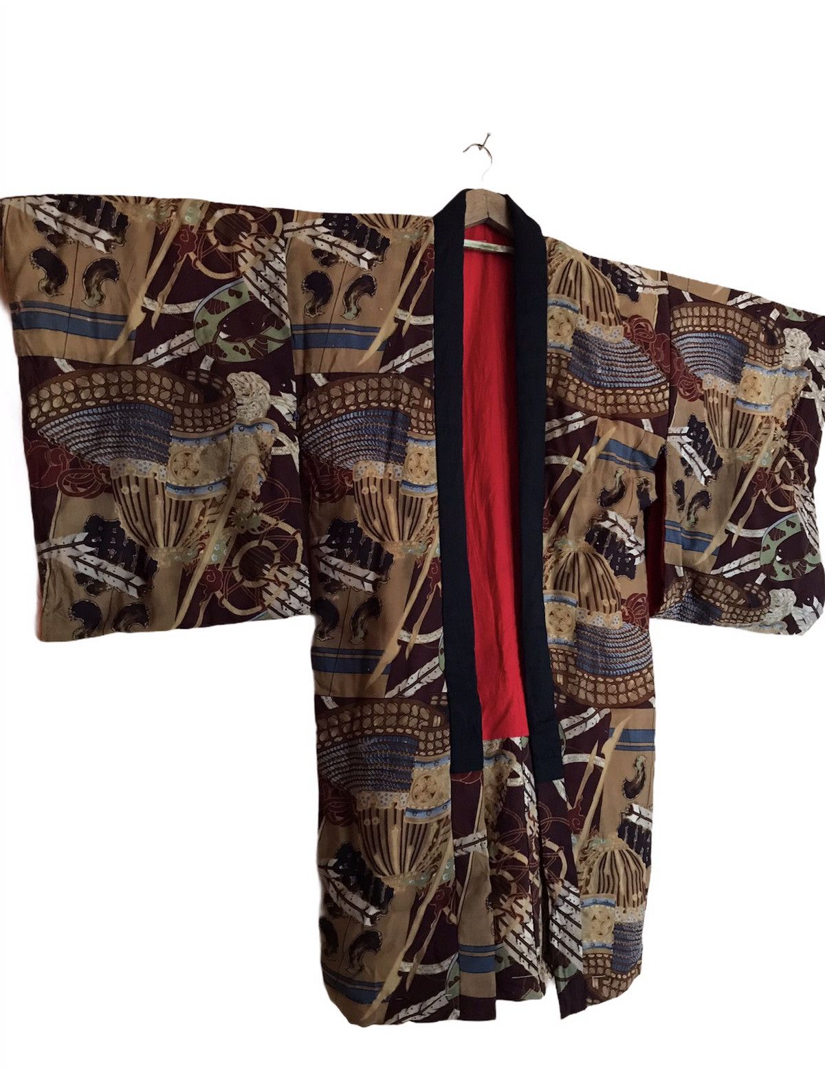 Other RARE JAPANESE TRADITIONAL SILK GOLD SAMURAI STYLE OVERPRINT Size US M / EU 48-50 / 2 - 2 Thumbnail