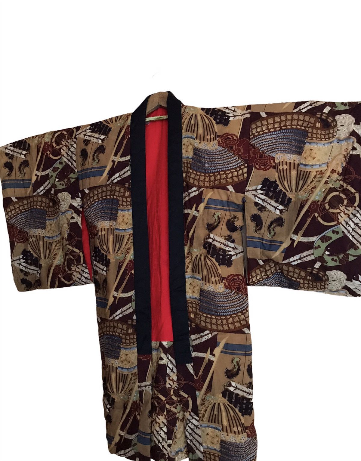 Other RARE JAPANESE TRADITIONAL SILK GOLD SAMURAI STYLE OVERPRINT Size US M / EU 48-50 / 2 - 3 Thumbnail