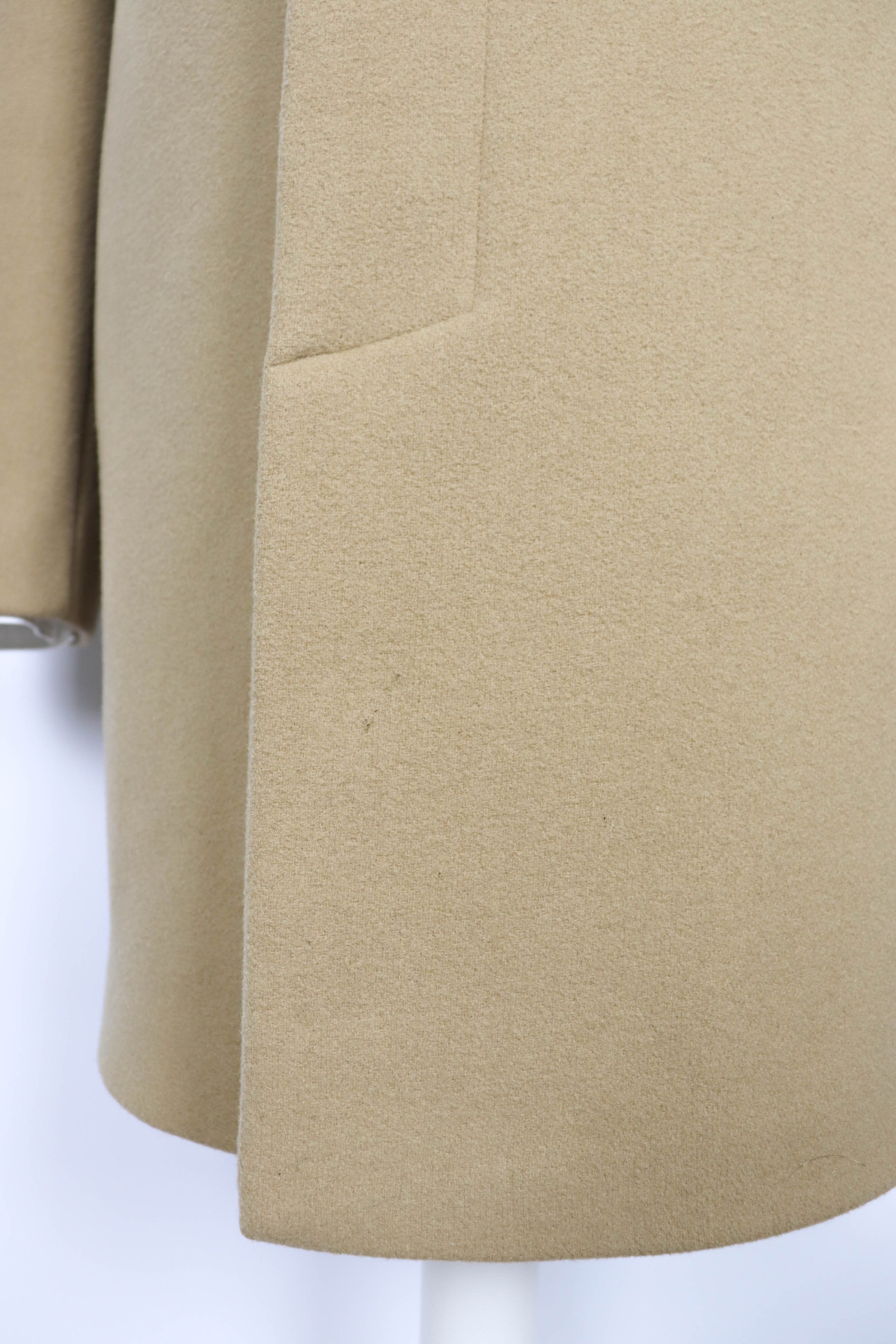 Selected Homme Selected / HOMME Camel Beige Wool Cashmere Blend Coat Size US L / EU 52-54 / 3 - 5 Thumbnail