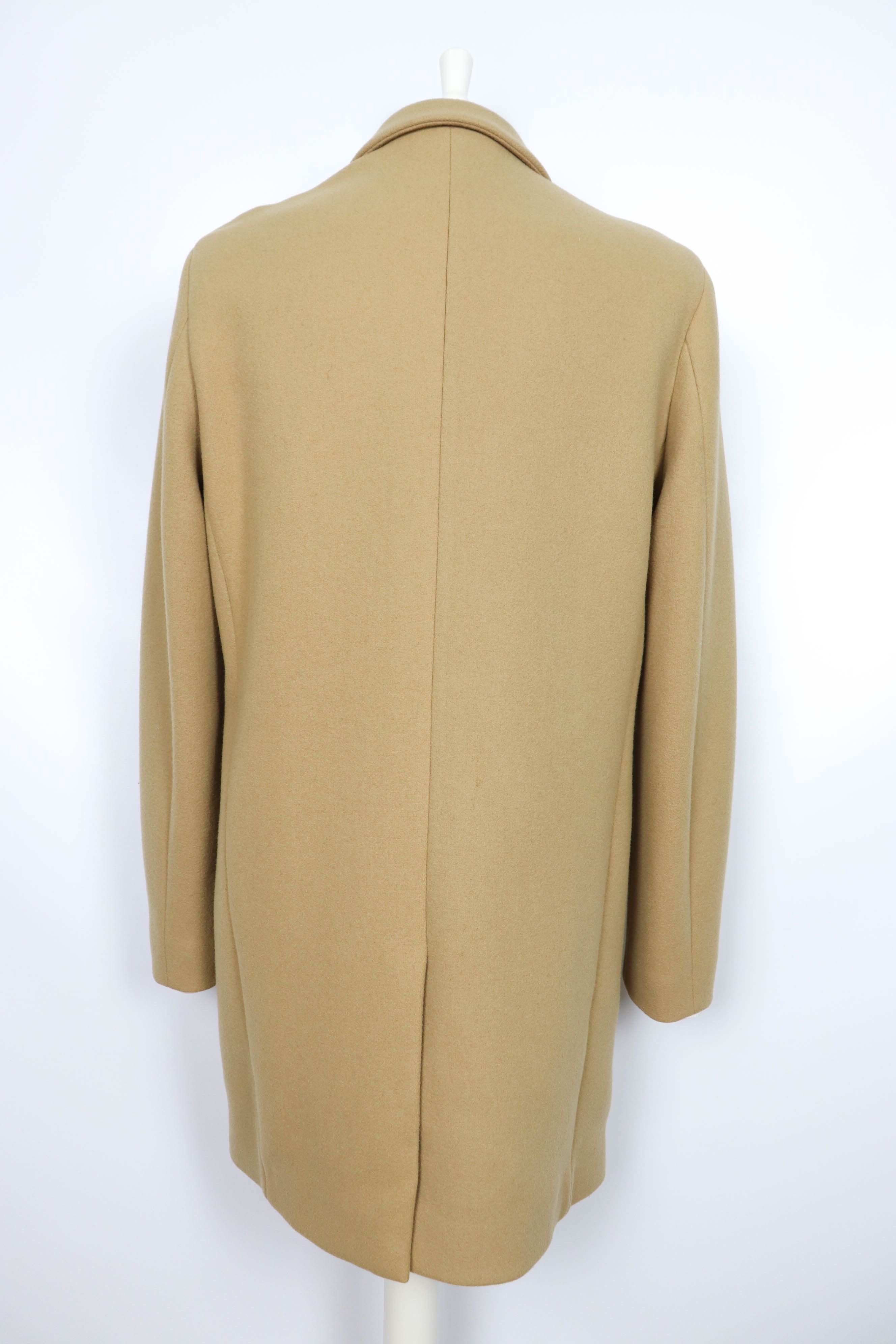 Selected Homme Selected / HOMME Camel Beige Wool Cashmere Blend Coat Size US L / EU 52-54 / 3 - 2 Thumbnail