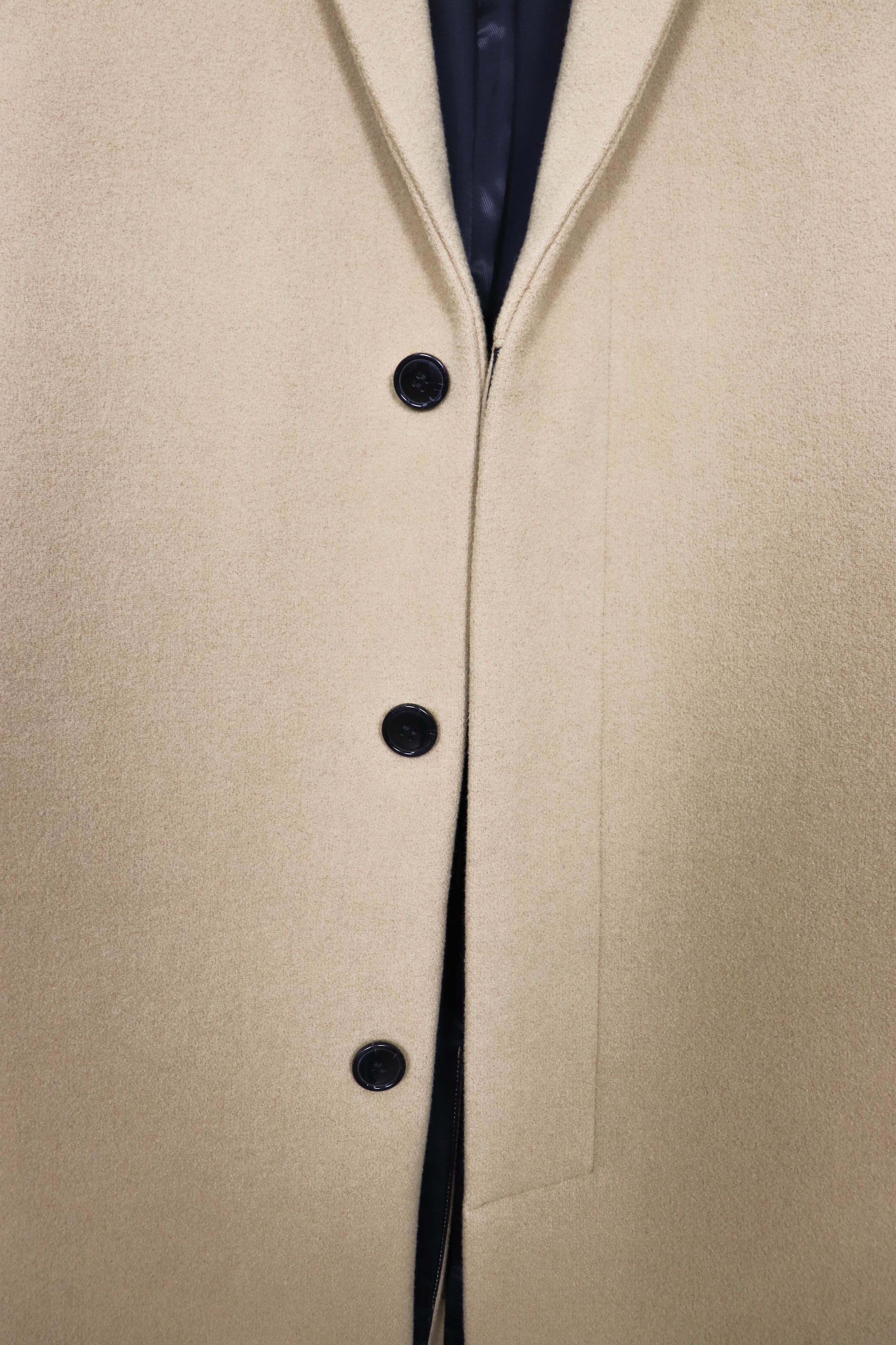 Selected Homme Selected / HOMME Camel Beige Wool Cashmere Blend Coat Size US L / EU 52-54 / 3 - 7 Thumbnail