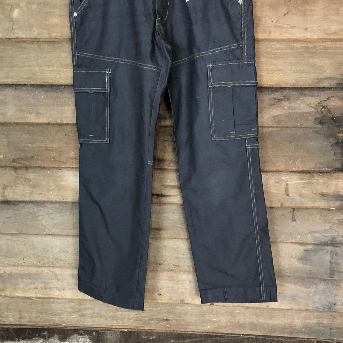 Japanese Brand Glodiotor Black utility tactical Cargo Pants #5678 Size US 29 - 3 Thumbnail