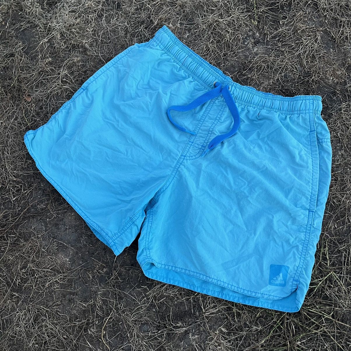 Adidas Vintage 90s Adidas Stripes Logo Shorts Streetwear Size US 32 / EU 48 - 2 Thumbnail