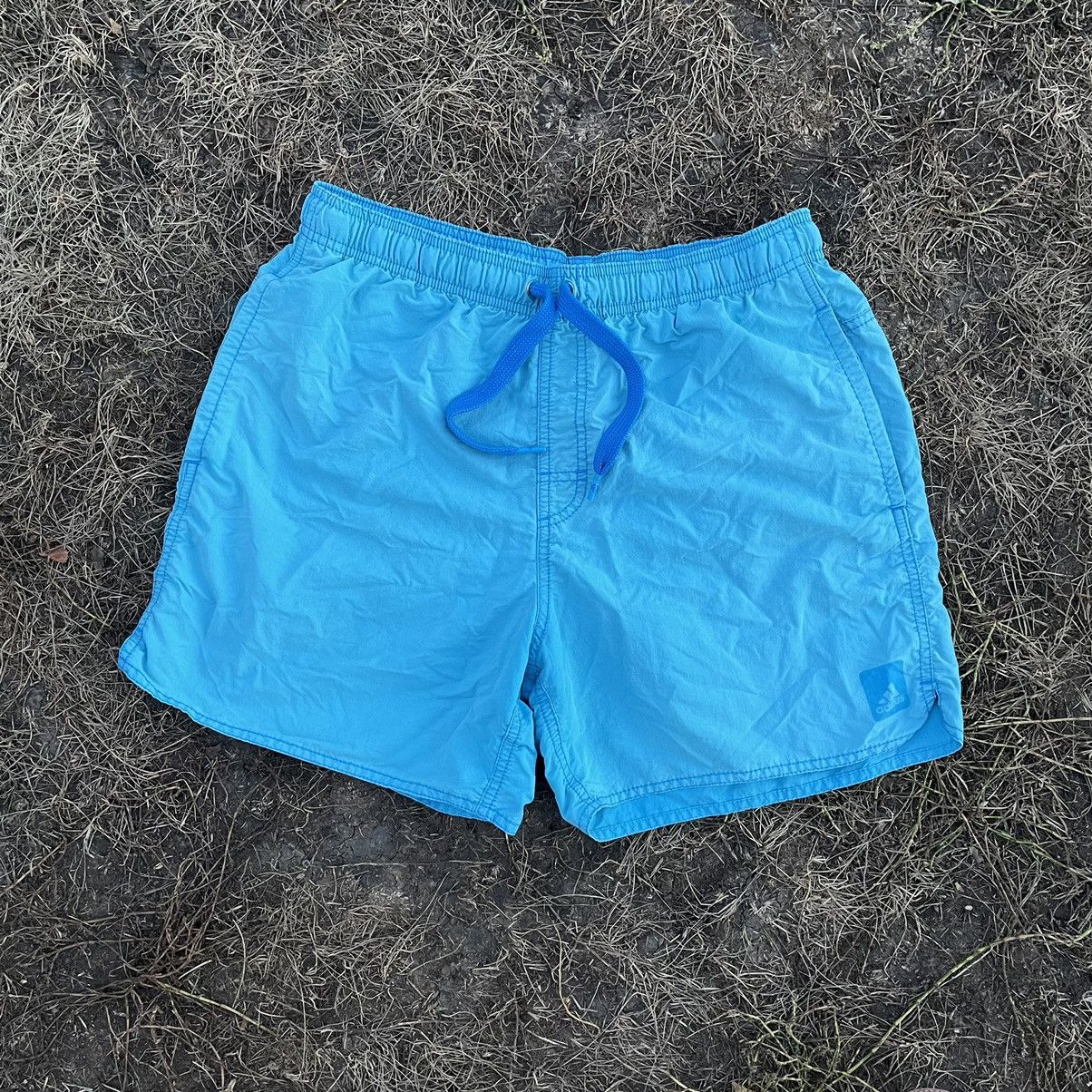 Adidas Vintage 90s Adidas Stripes Logo Shorts Streetwear Size US 32 / EU 48 - 1 Thumbnail