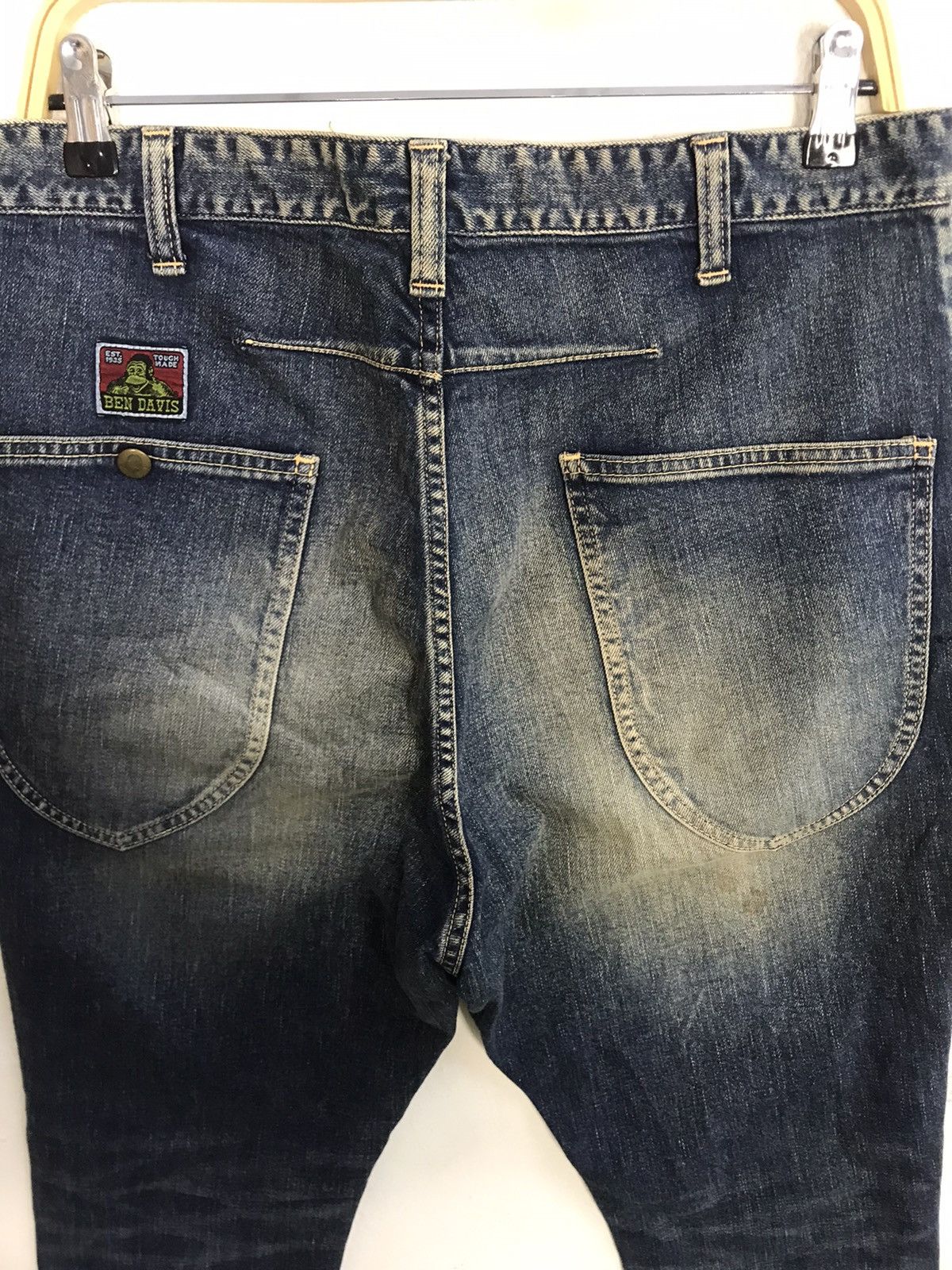 Ben Davis Baggy Indigo Skinny Low Rise Style Denim Pants