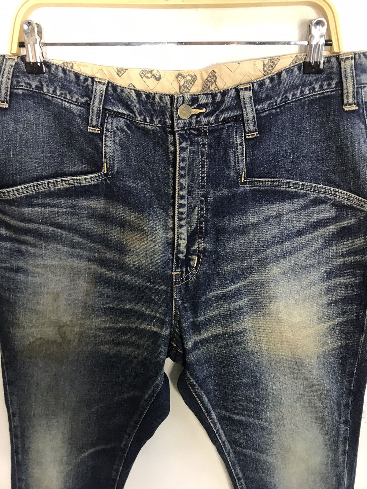Ben Davis Ben Davis Baggy Indigo Skinny Low Rise Style Denim Pants Size US 33 - 4 Thumbnail
