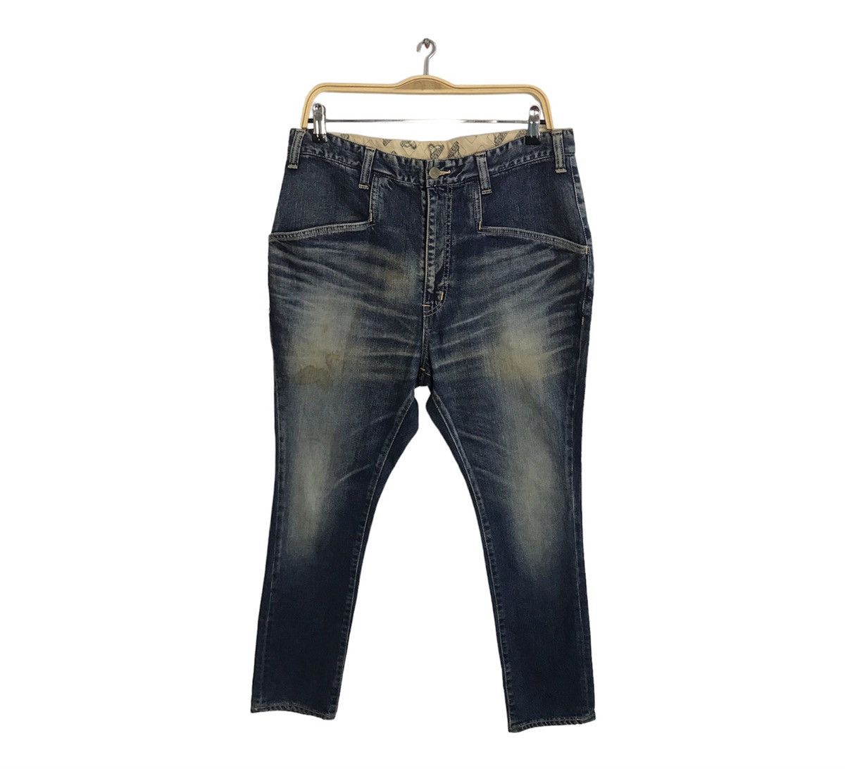 Ben Davis Ben Davis Baggy Indigo Skinny Low Rise Style Denim Pants Size US 33 - 2 Thumbnail