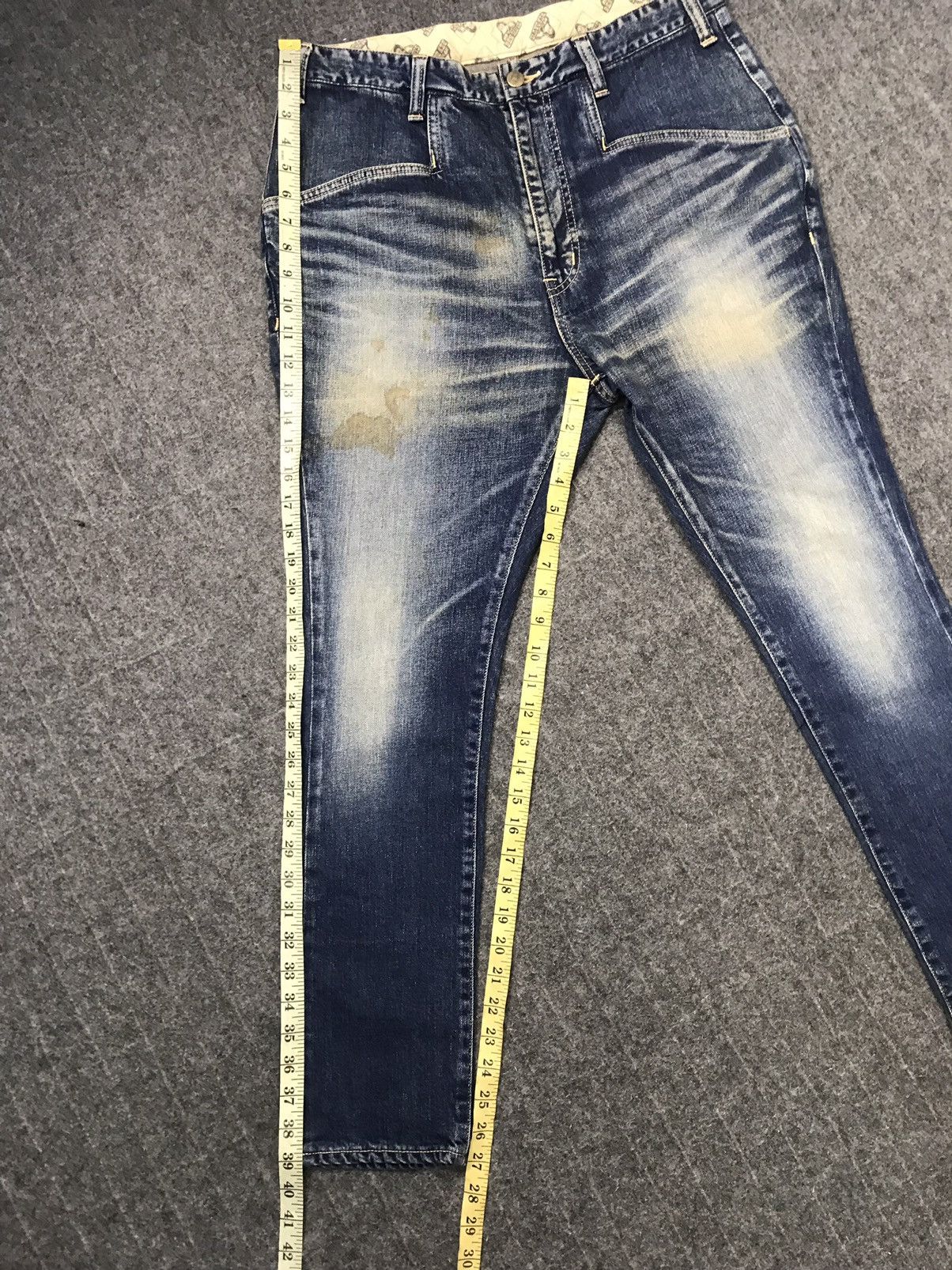 Ben Davis Ben Davis Baggy Indigo Skinny Low Rise Style Denim Pants Size US 33 - 11 Thumbnail