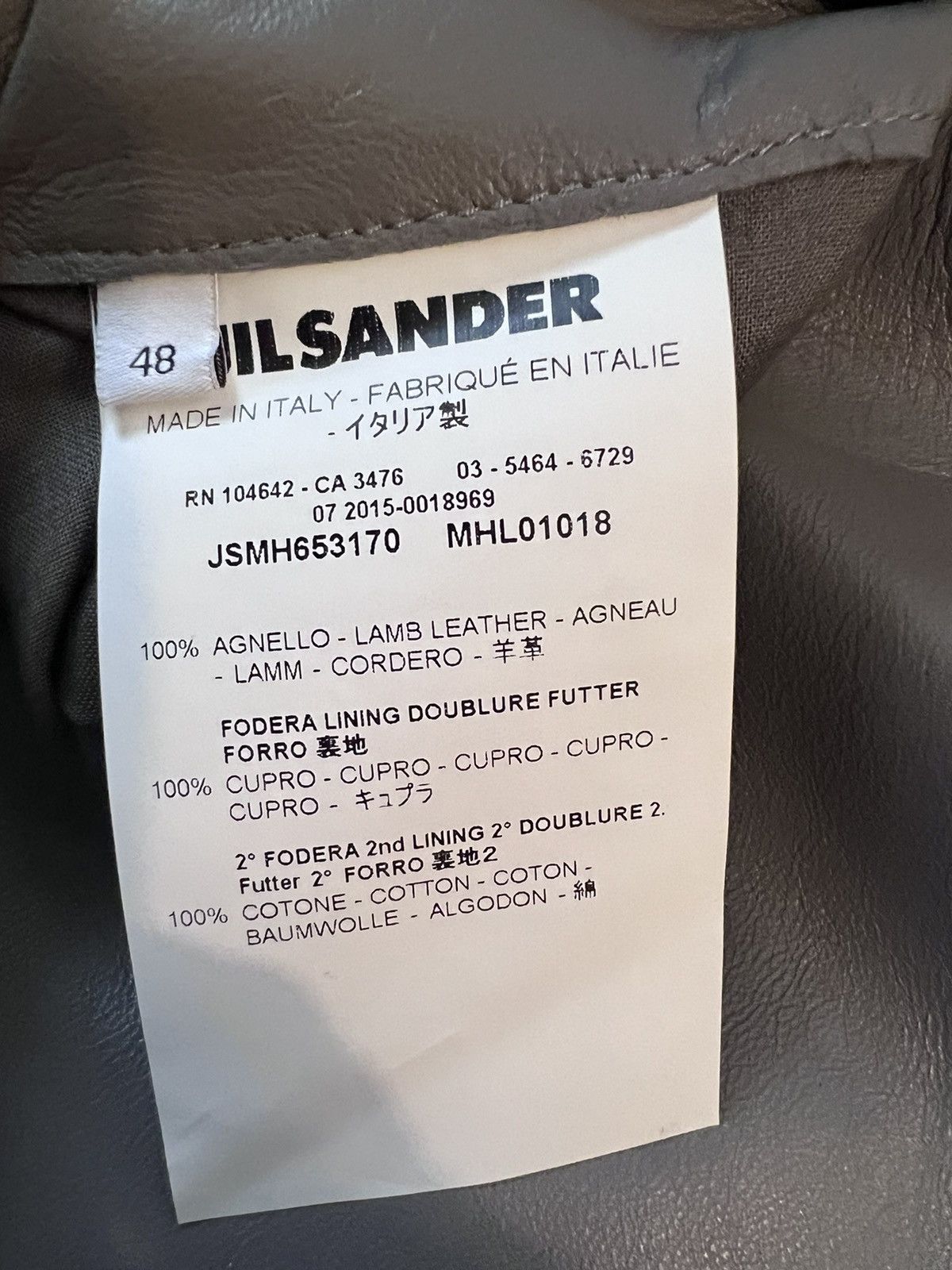Jil Sander NWT cropped leather trousers, IT48 (fit IT50), Italy Size US 34 / EU 50 - 14 Thumbnail