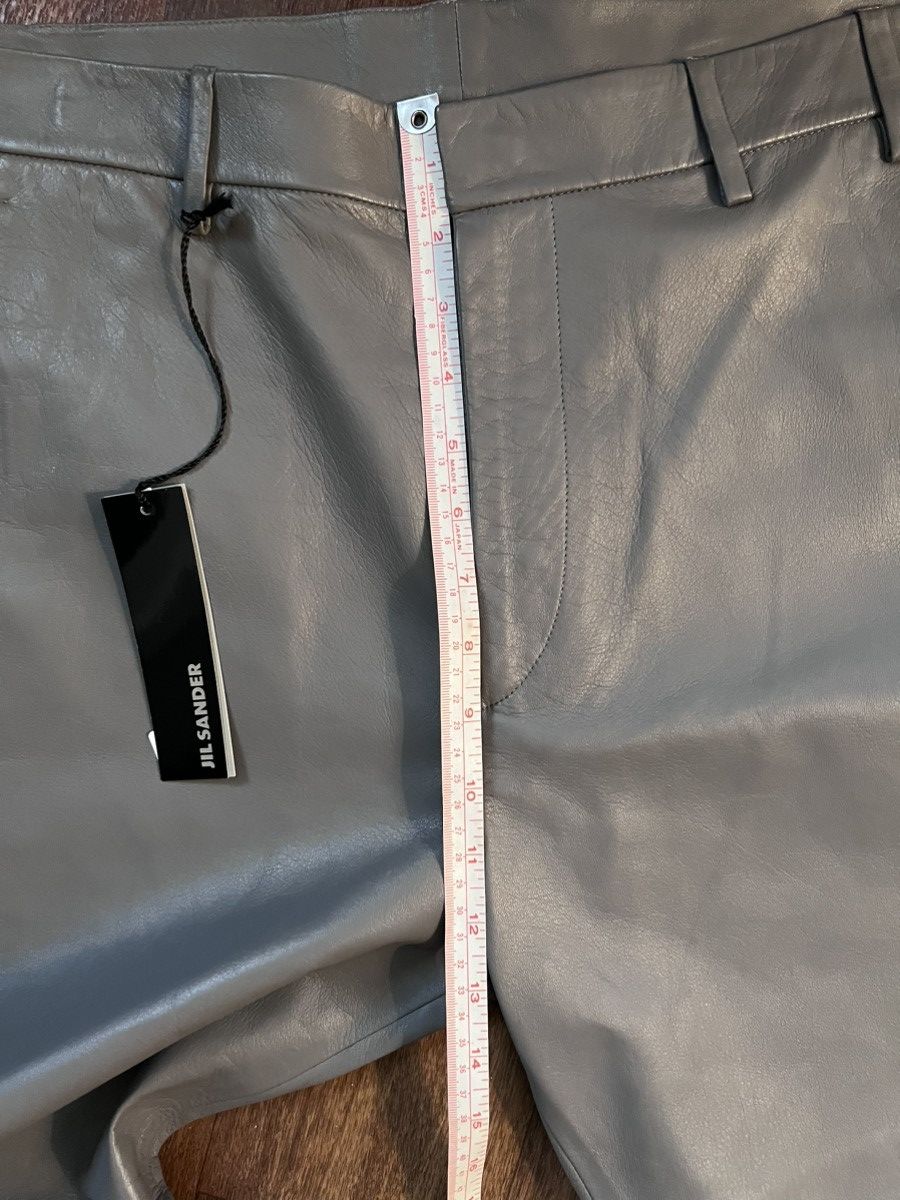Jil Sander NWT cropped leather trousers, IT48 (fit IT50), Italy Size US 34 / EU 50 - 19 Thumbnail