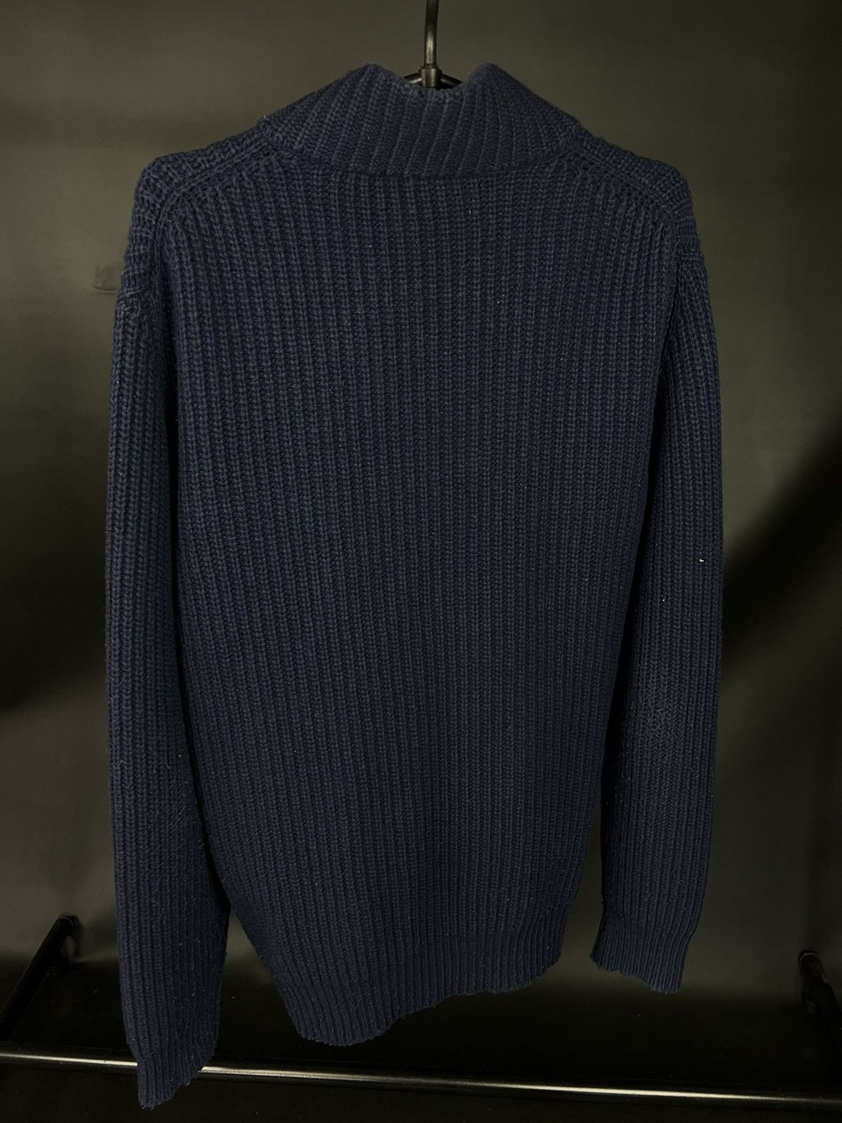 Aeronautica Militare × Vintage VTG Aaronautica militare Navy Blue Full Zip Logo Sweater Size US XL / EU 56 / 4 - 7 Thumbnail