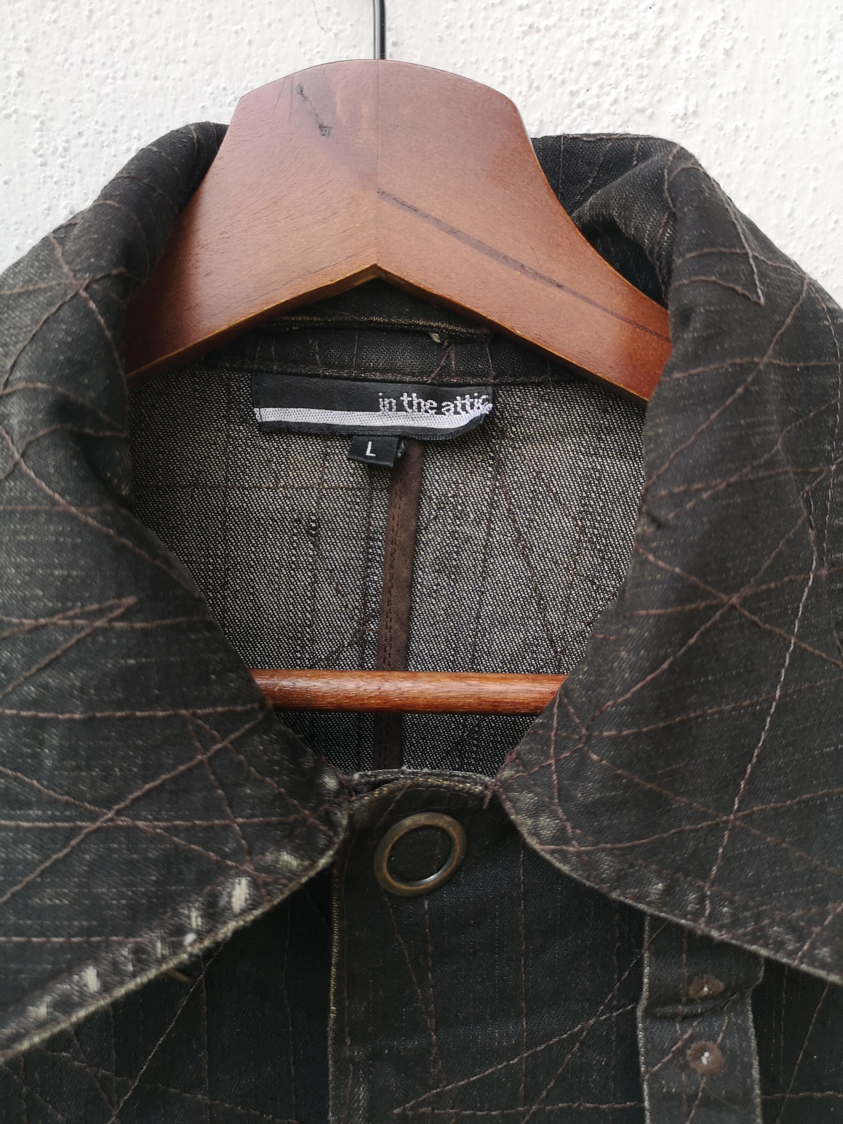 In The Attic 🔥Japanese Brand In The Attic Distressed Parkas Jacket Size US L / EU 52-54 / 3 - 5 Thumbnail