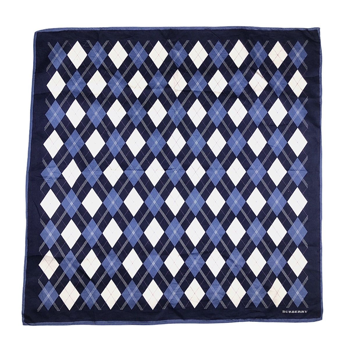 Burberry Burberry Diamond Checkered Handkerchief Pocketsquare Bandana Size ONE SIZE - 2 Thumbnail