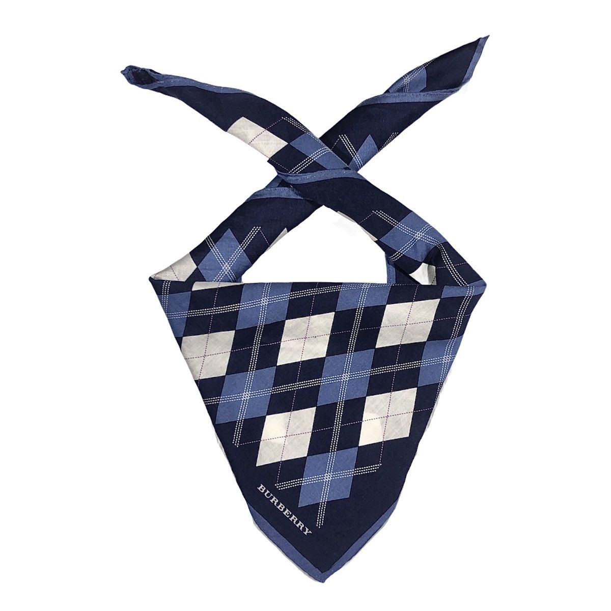 Burberry Burberry Diamond Checkered Handkerchief Pocketsquare Bandana Size ONE SIZE - 1 Thumbnail