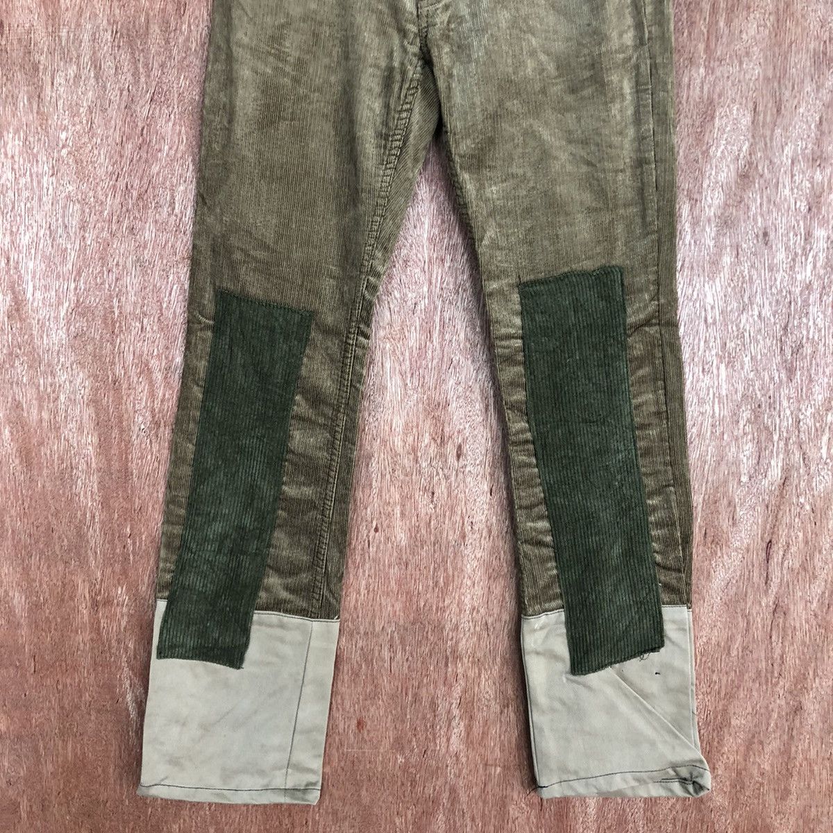 Hysteric Glamour DLL Hysterics reworked custom patchwork Corduroy Pants #c920 Size US 28 / EU 44 - 3 Thumbnail