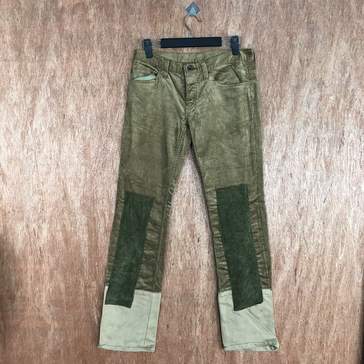 DLL Hysterics reworked custom patchwork Corduroy Pants #c920