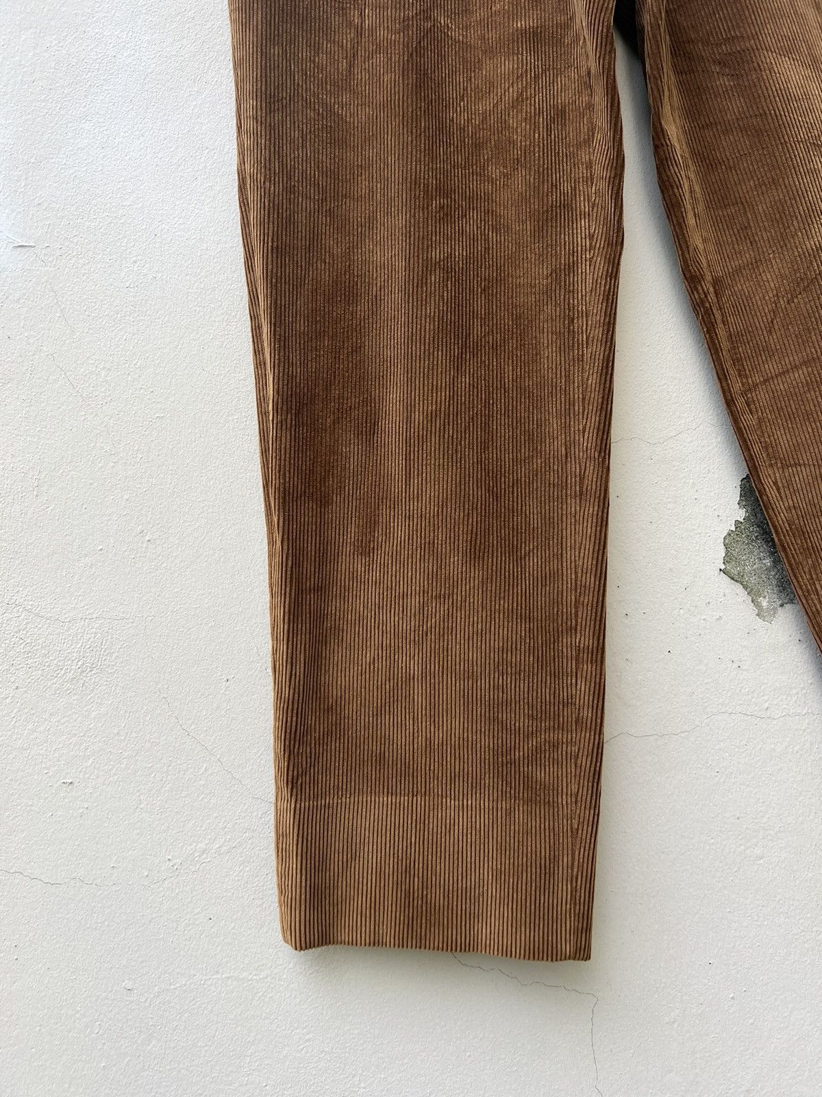 Rota Vintage Rota Pantaloni Di Sartoria Brown Corduroy Trouser Size US 31 - 8 Thumbnail