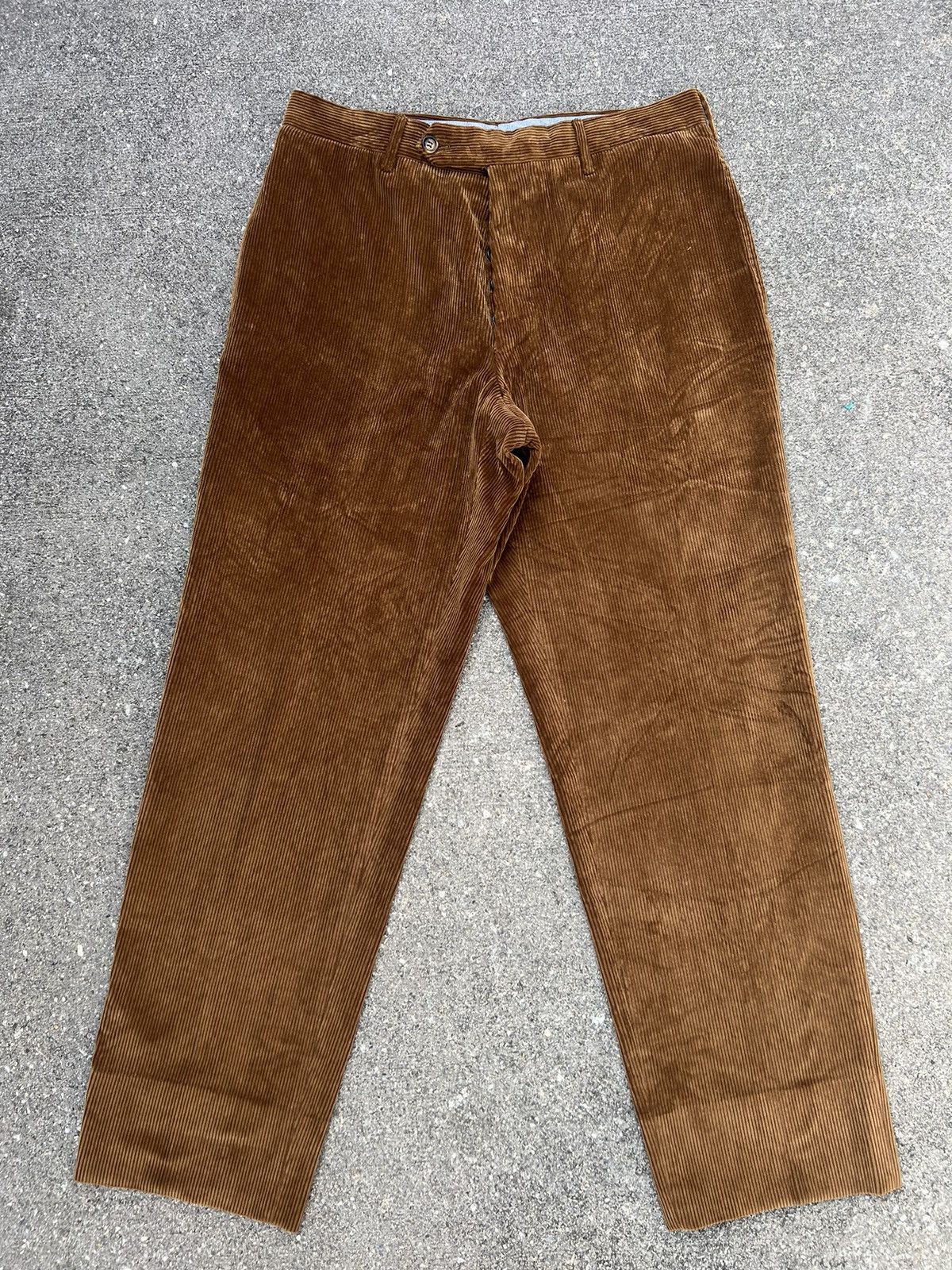Vintage Rota Pantaloni Di Sartoria Brown Corduroy Trouser
