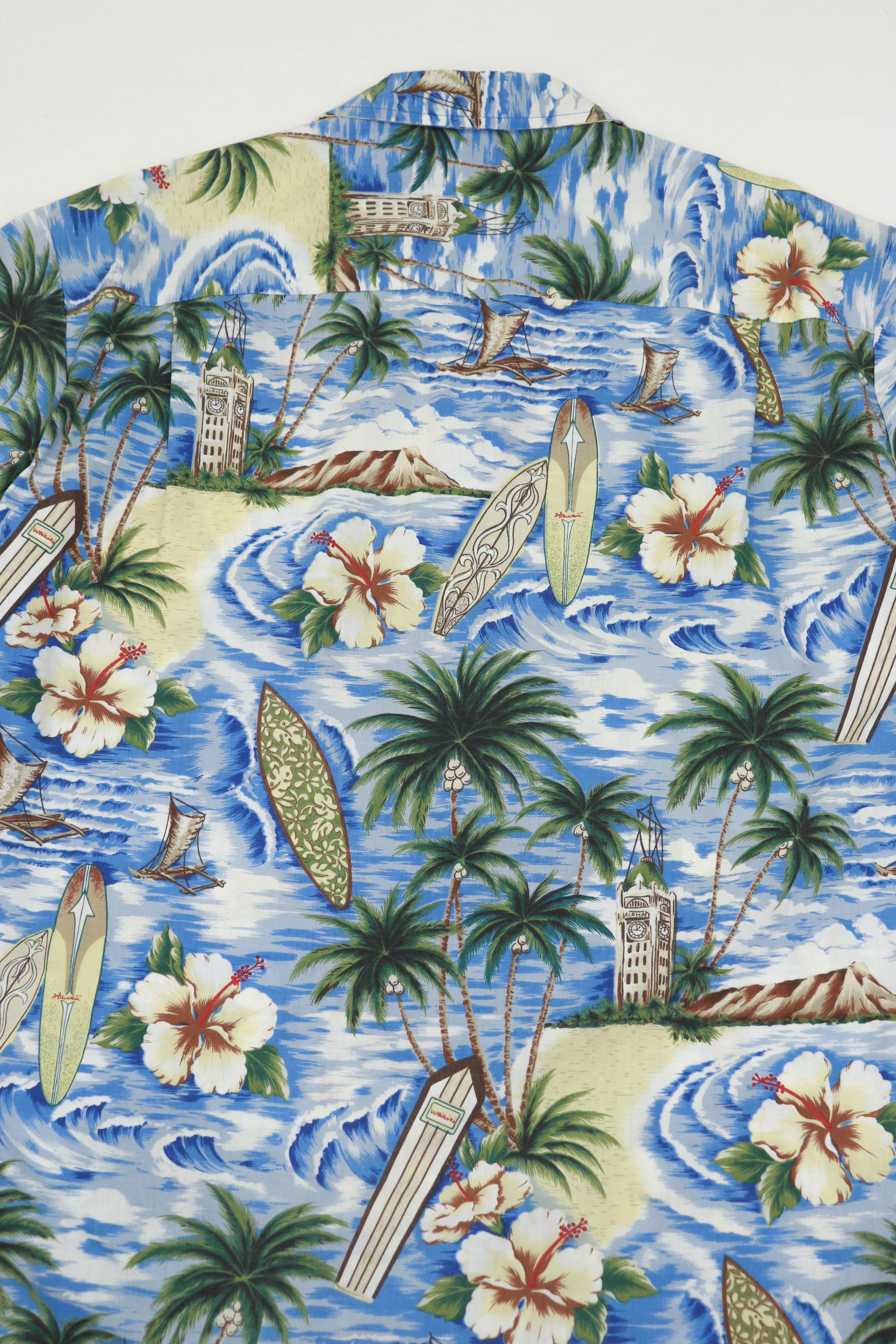 Vintage Vintage 90's Hawaiian U.S.A. Printed Graphics Summer Shirt Size US L / EU 52-54 / 3 - 12 Thumbnail