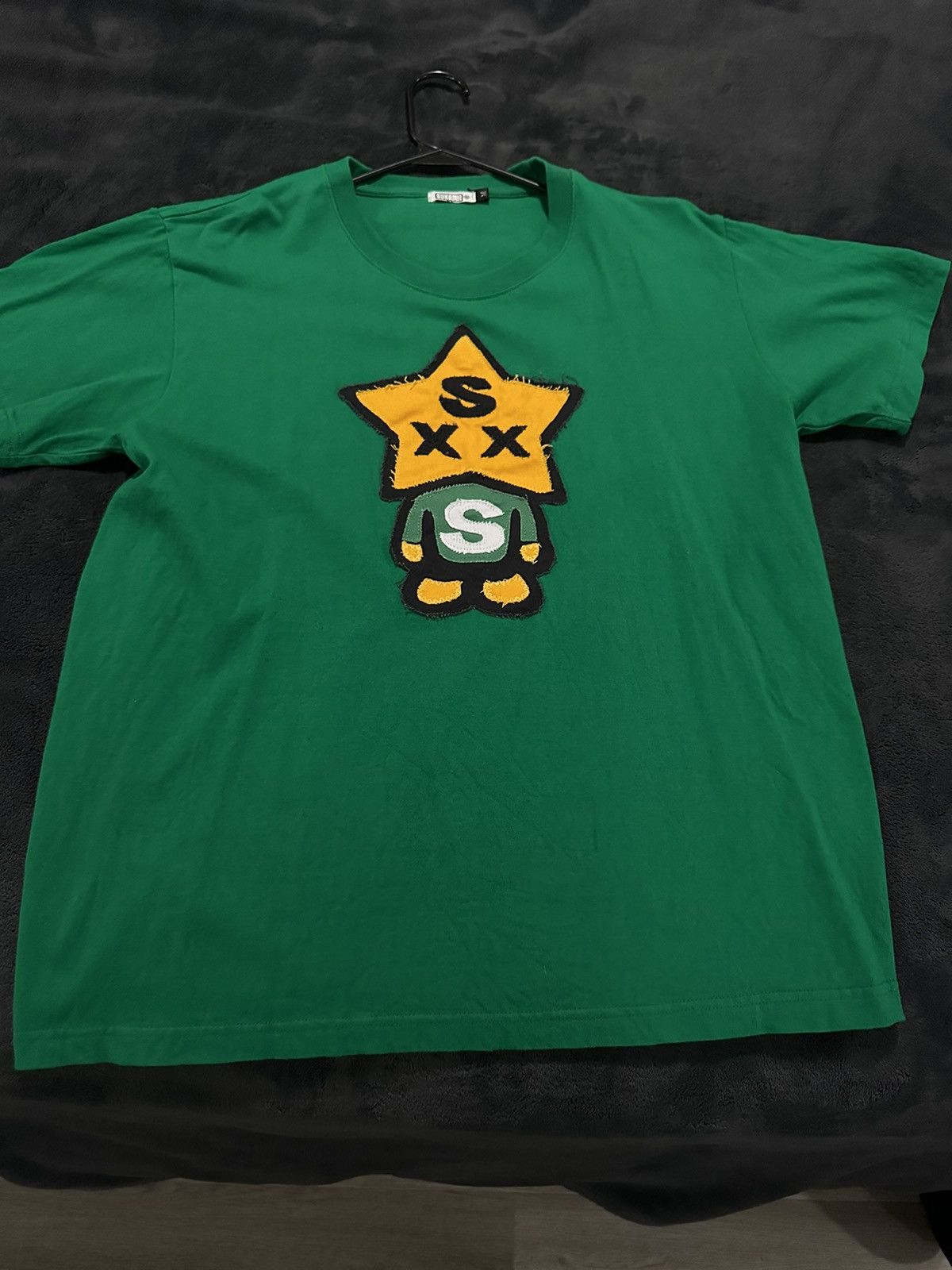 image of Sukamii Deadstarboy Tee in Green, Men's (Size Medium)