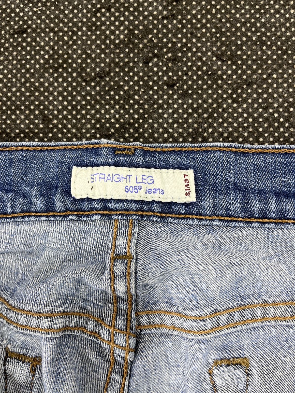 Levi's × Vintage Vintage Levis 505 Regular Paint Splash Jeans - JP077 Size 30" / US 8 / IT 44 - 7 Thumbnail
