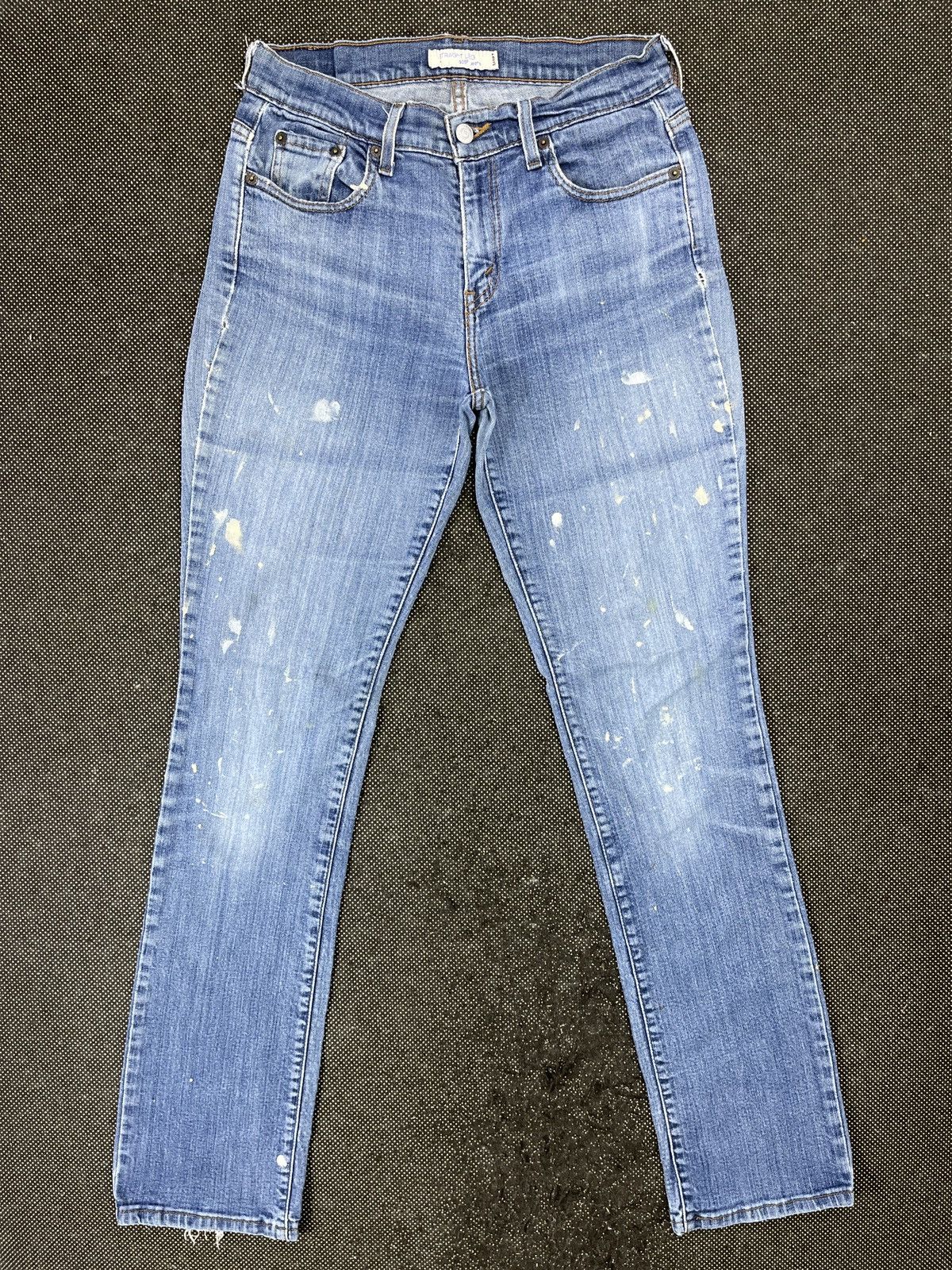 Levi's × Vintage Vintage Levis 505 Regular Paint Splash Jeans - JP077 Size 30" / US 8 / IT 44 - 1 Thumbnail