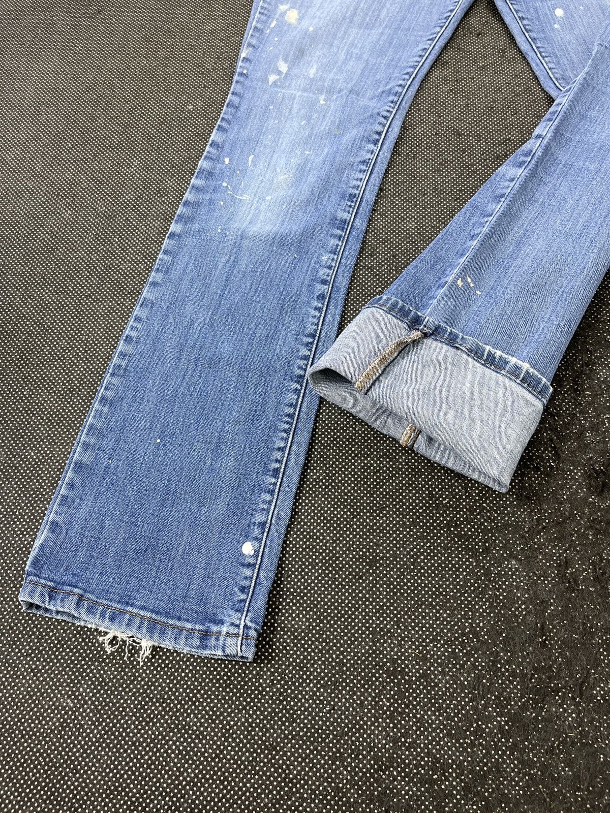 Levi's × Vintage Vintage Levis 505 Regular Paint Splash Jeans - JP077 Size 30" / US 8 / IT 44 - 5 Thumbnail