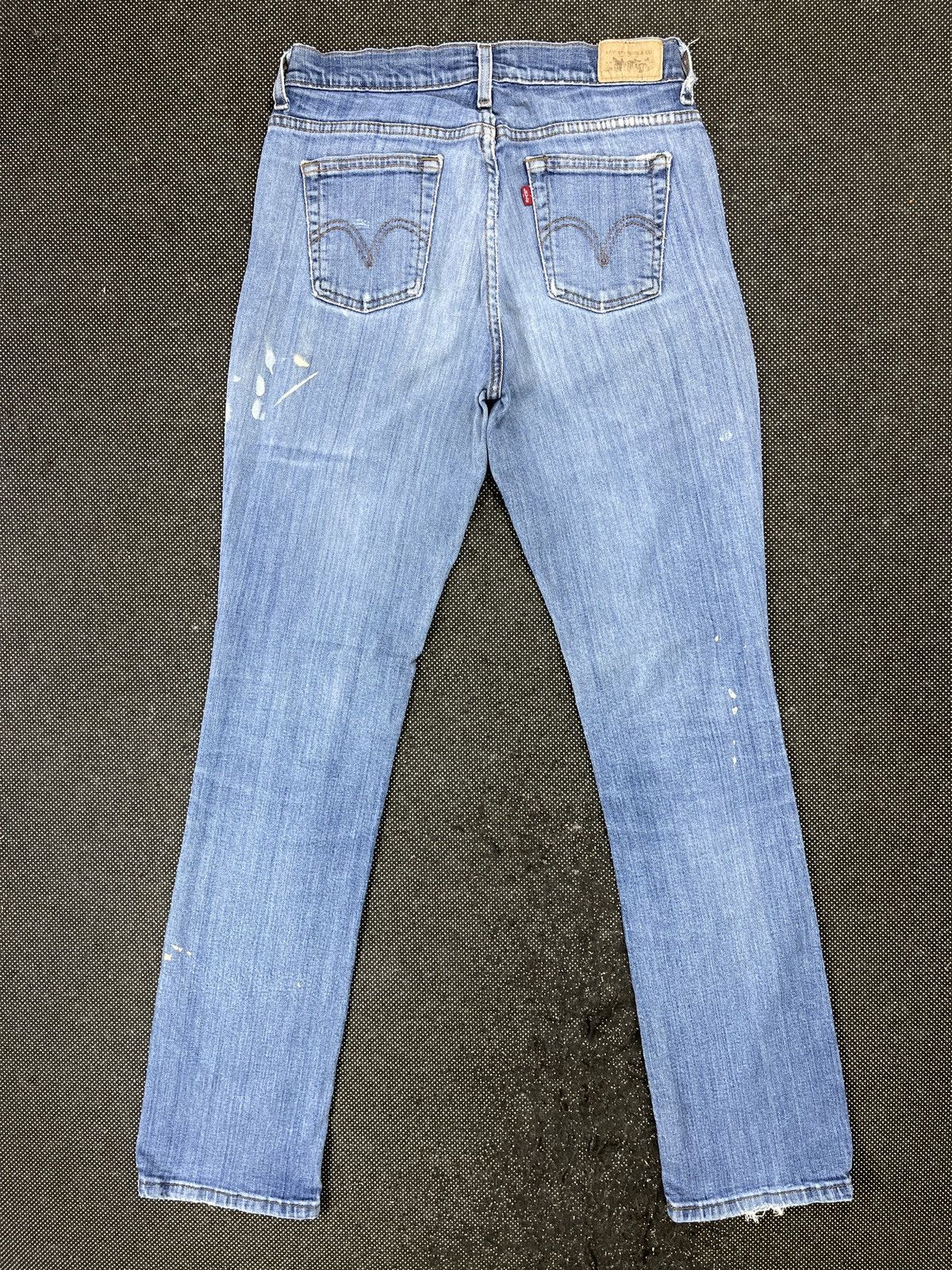 Levi's × Vintage Vintage Levis 505 Regular Paint Splash Jeans - JP077 Size 30" / US 8 / IT 44 - 2 Thumbnail