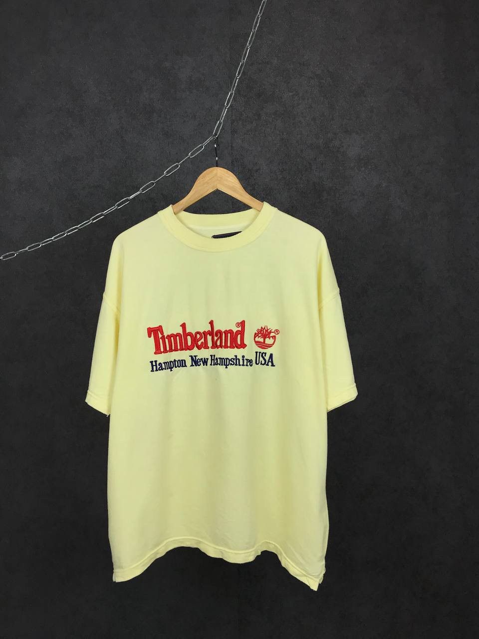 Timberland × Vintage Timberland American vintage big center logo tee Size US XL / EU 56 / 4 - 1 Thumbnail