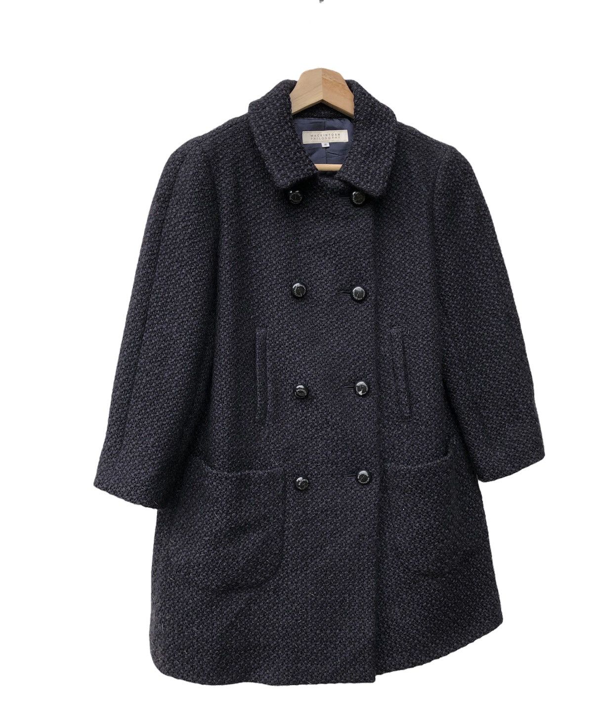 Mackintosh 🔥MACKINTOSH Philosophy Empire Coat TWEED JACKET Size M / US 6-8 / IT 42-44 - 2 Thumbnail