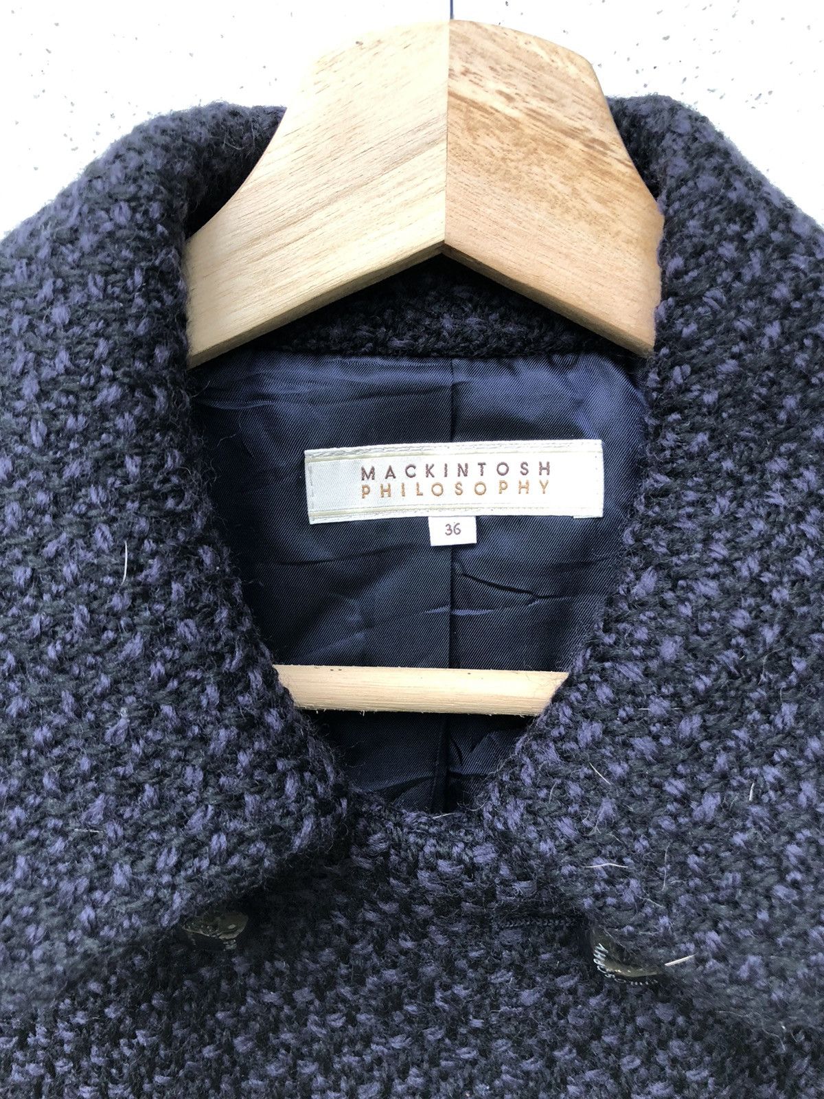 Mackintosh 🔥MACKINTOSH Philosophy Empire Coat TWEED JACKET Size M / US 6-8 / IT 42-44 - 5 Thumbnail