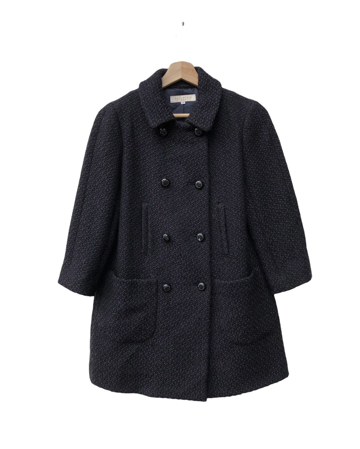 Mackintosh 🔥MACKINTOSH Philosophy Empire Coat TWEED JACKET Size M / US 6-8 / IT 42-44 - 1 Thumbnail