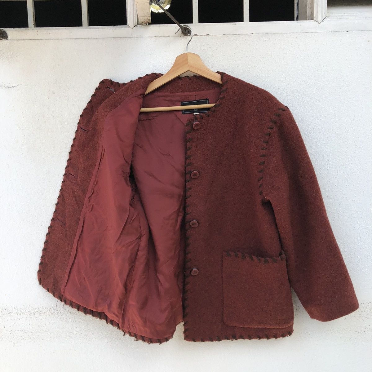 Japanese Brand VINTAGE CLAUDE LEMA BUTTON JACKET INSPIRED BY KAPITAL JAPAN Size US M / EU 48-50 / 2 - 7 Thumbnail